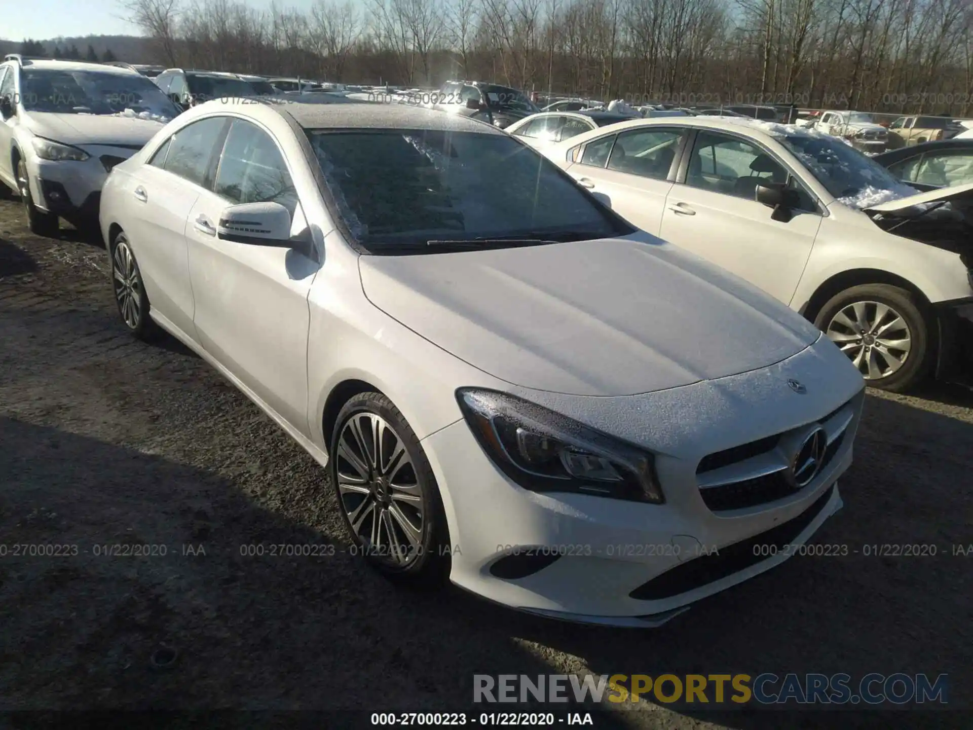 1 Photograph of a damaged car WDDSJ4GB9KN754045 MERCEDES-BENZ CLA 2019