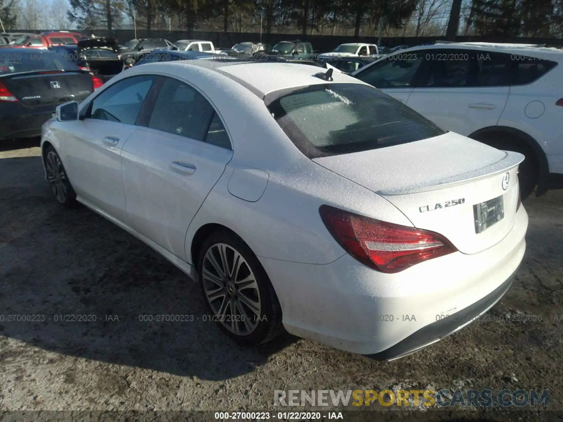 3 Фотография поврежденного автомобиля WDDSJ4GB9KN754045 MERCEDES-BENZ CLA 2019