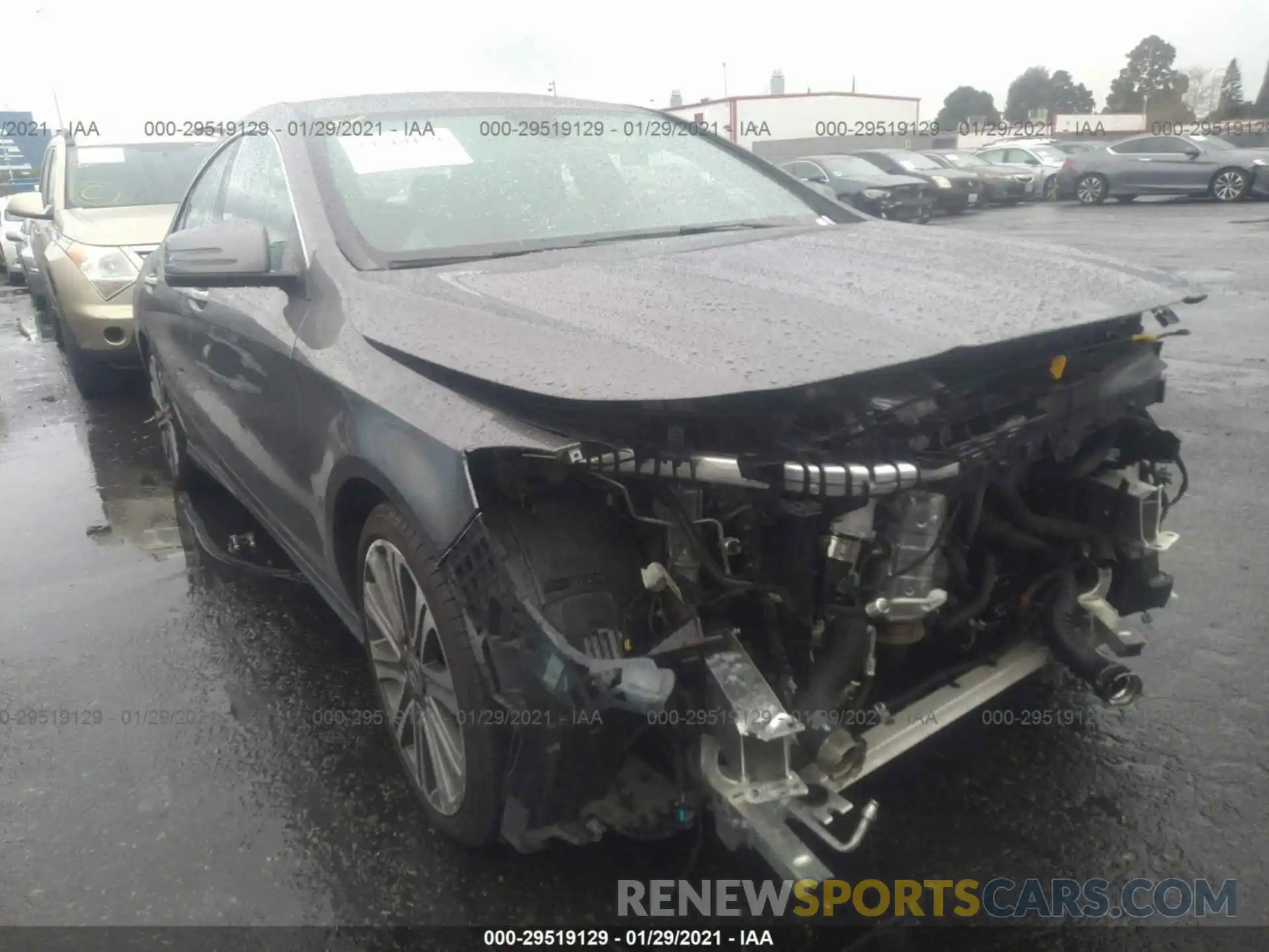 1 Photograph of a damaged car WDDSJ4GB9KN765210 MERCEDES-BENZ CLA 2019