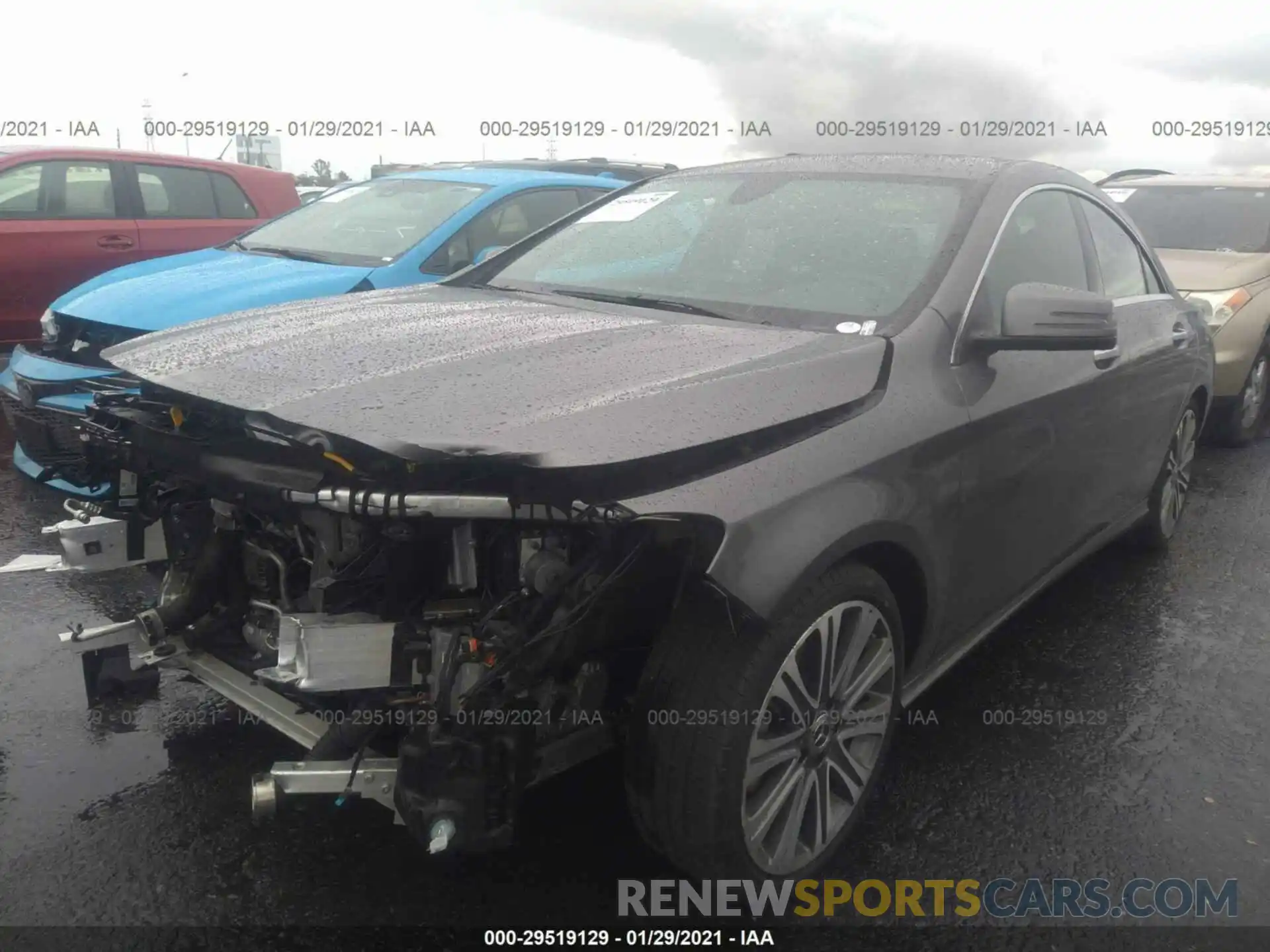 2 Photograph of a damaged car WDDSJ4GB9KN765210 MERCEDES-BENZ CLA 2019