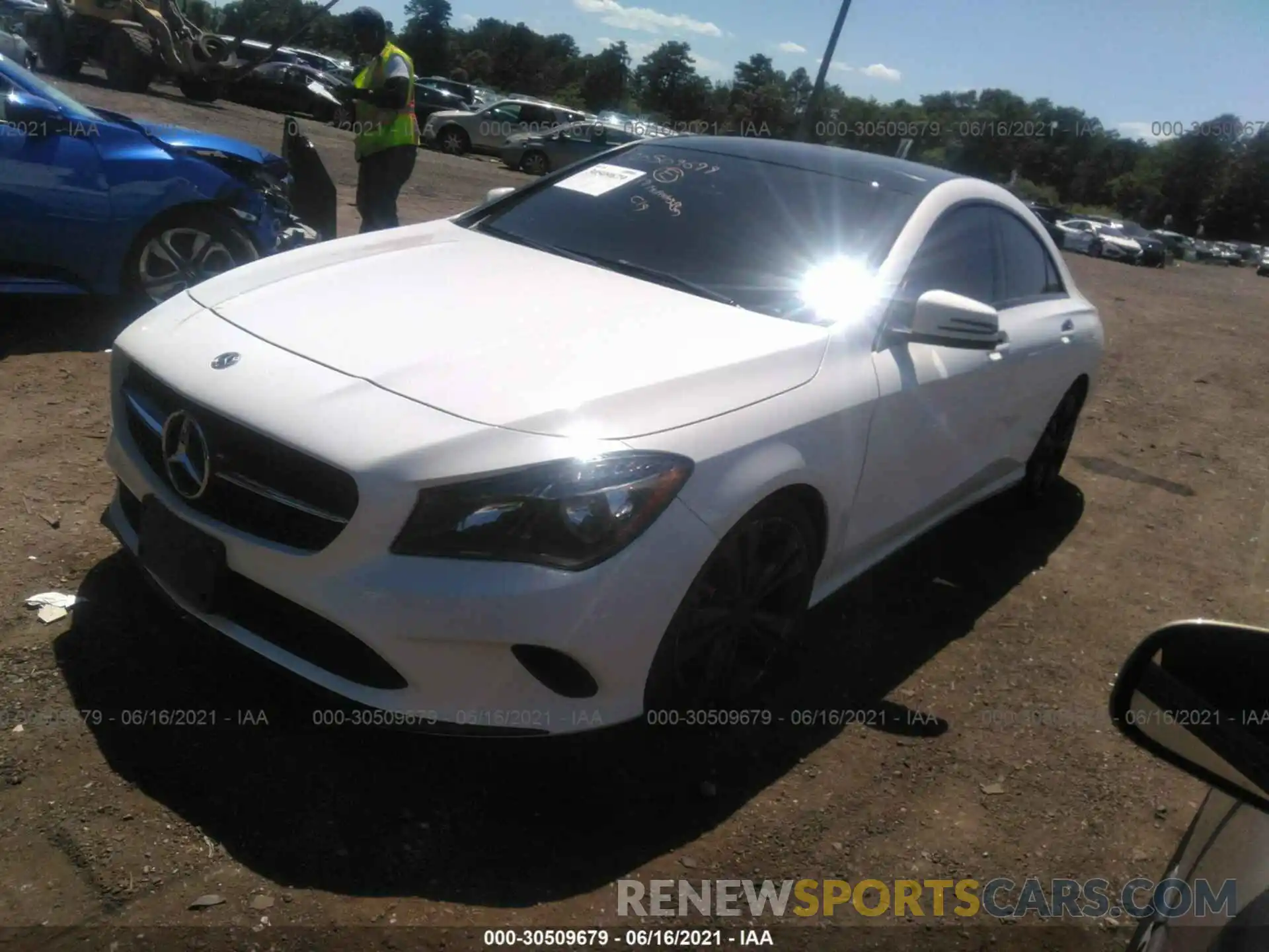 2 Photograph of a damaged car WDDSJ4GBXKN719384 MERCEDES-BENZ CLA 2019