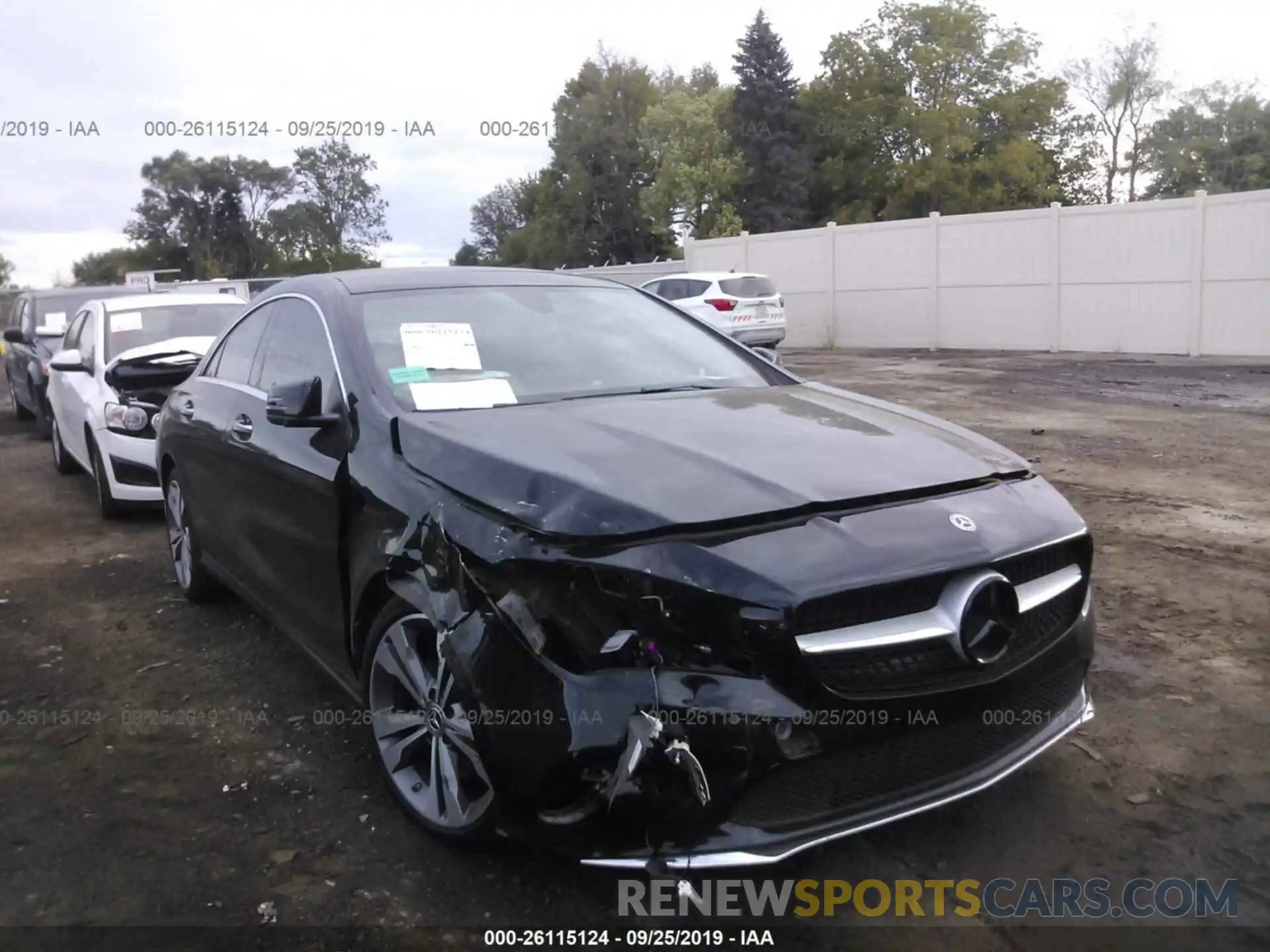 1 Photograph of a damaged car WDDSJ4GBXKN724181 MERCEDES-BENZ CLA 2019