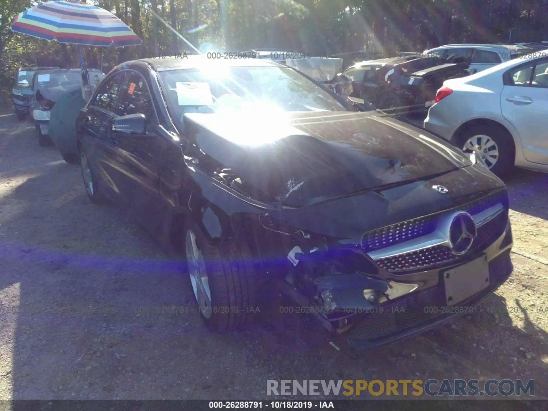 1 Photograph of a damaged car WDDSJ4GBXKN738615 MERCEDES-BENZ CLA 2019