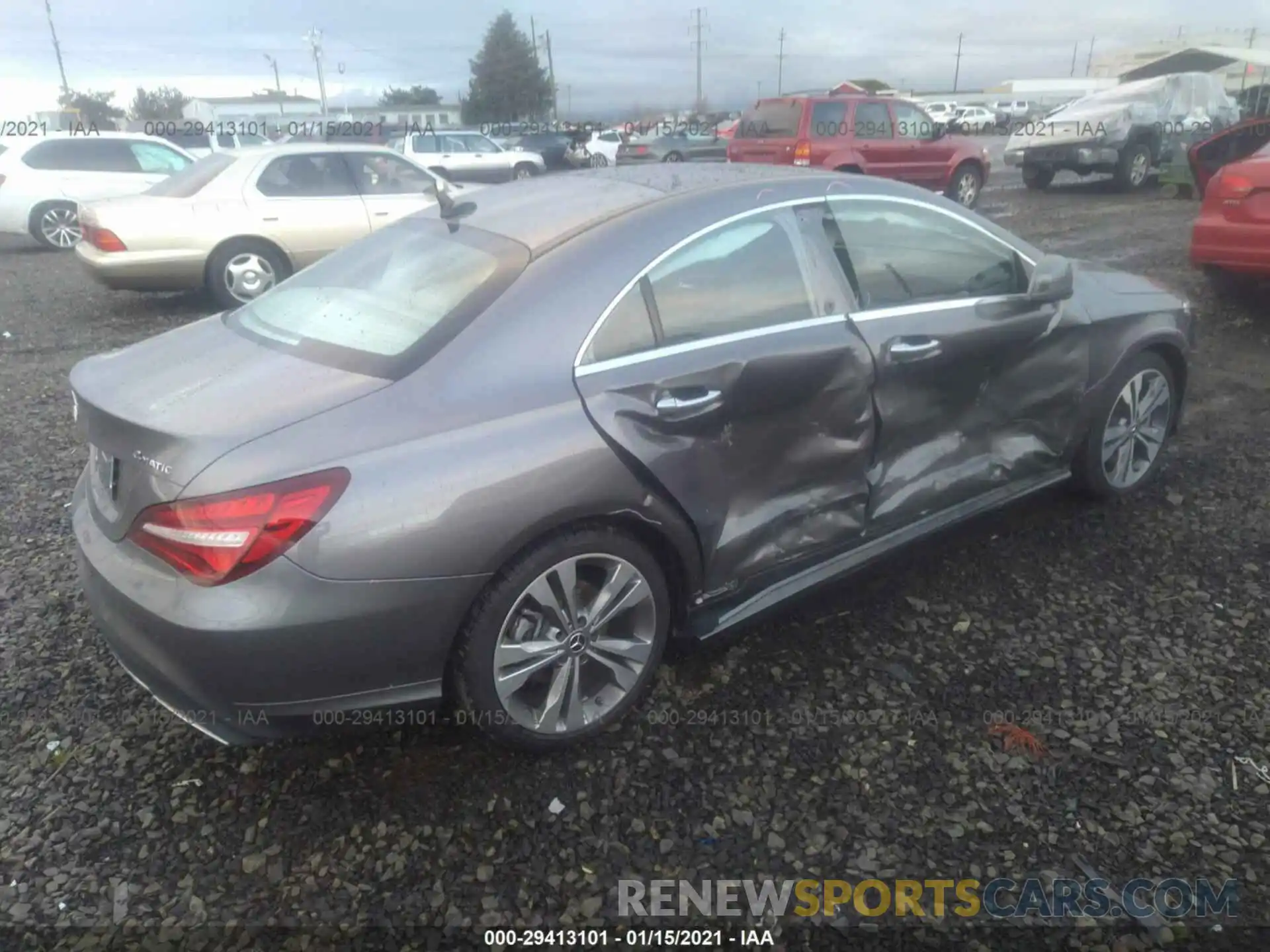 4 Photograph of a damaged car WDDSJ4GBXKN763305 MERCEDES-BENZ CLA 2019