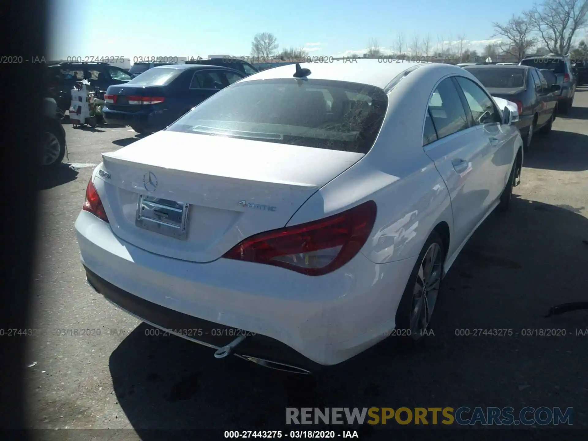 4 Photograph of a damaged car WDDSJ4GBXKN770562 MERCEDES-BENZ CLA 2019