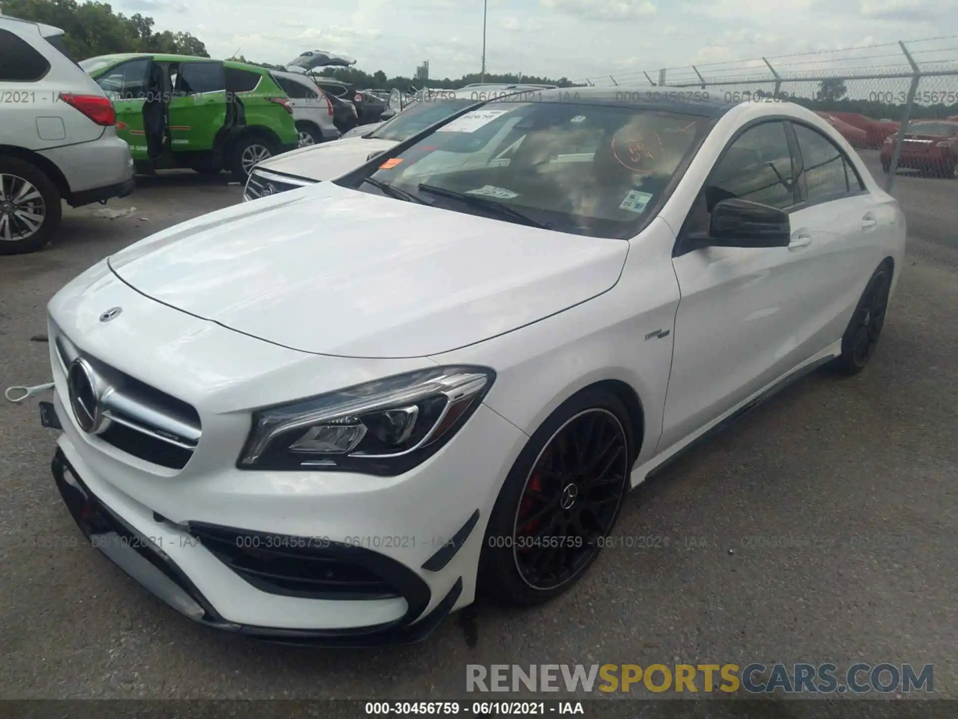 2 Photograph of a damaged car WDDSJ5CB5KN699749 MERCEDES-BENZ CLA 2019