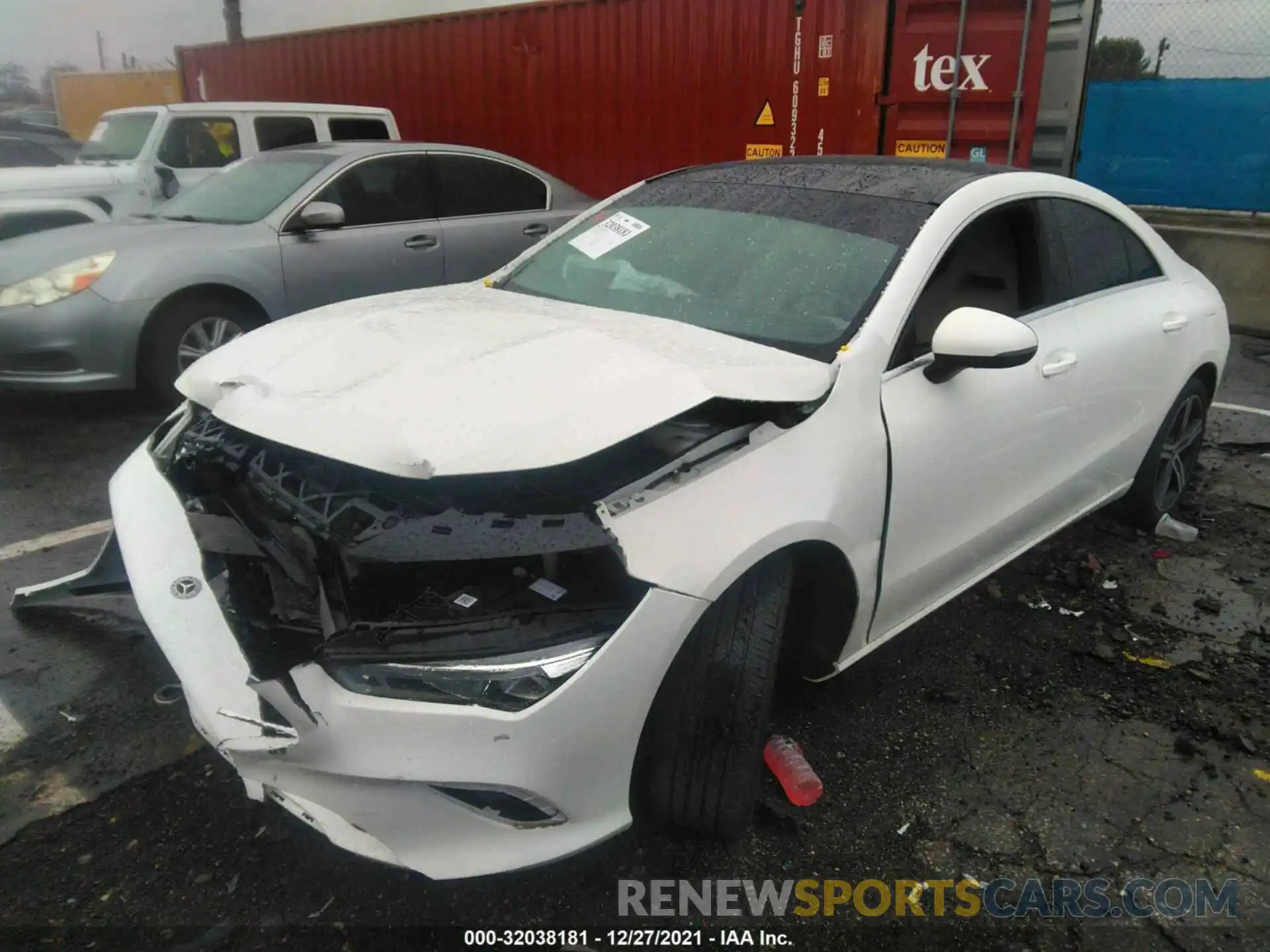 2 Photograph of a damaged car W1K5J4GB0LN124929 MERCEDES-BENZ CLA 2020