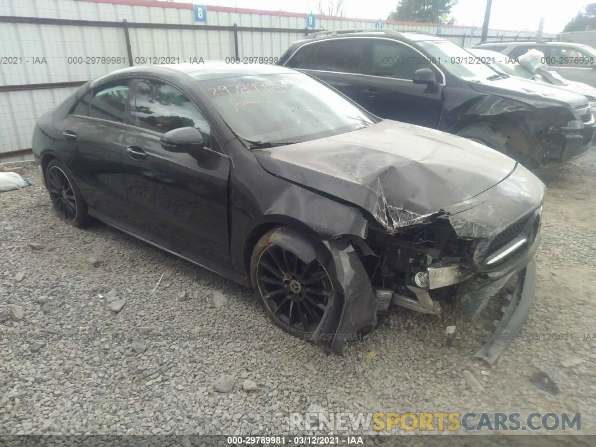 1 Photograph of a damaged car W1K5J4GB1LN103023 MERCEDES-BENZ CLA 2020