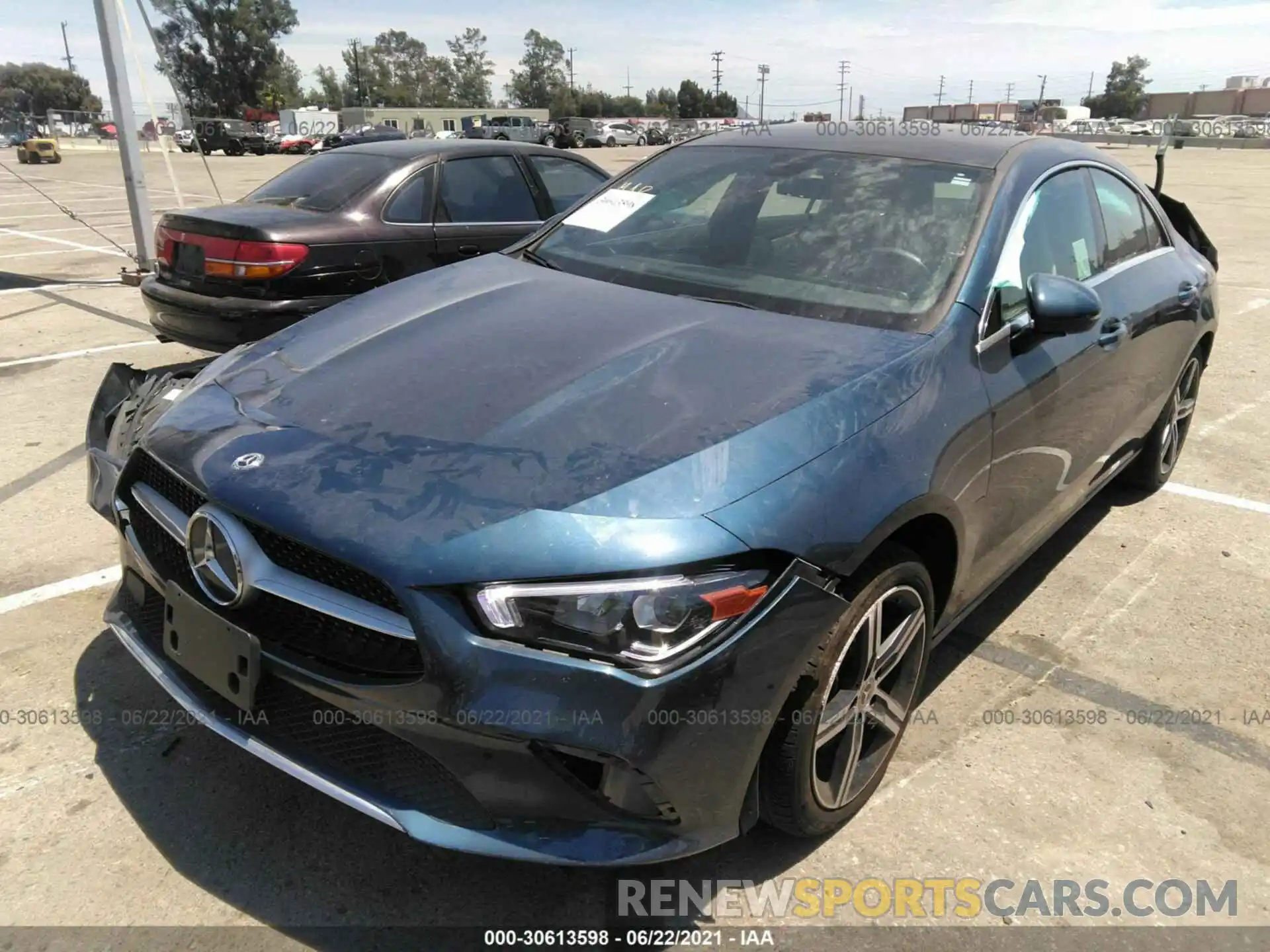 2 Photograph of a damaged car W1K5J4GB2LN124415 MERCEDES-BENZ CLA 2020