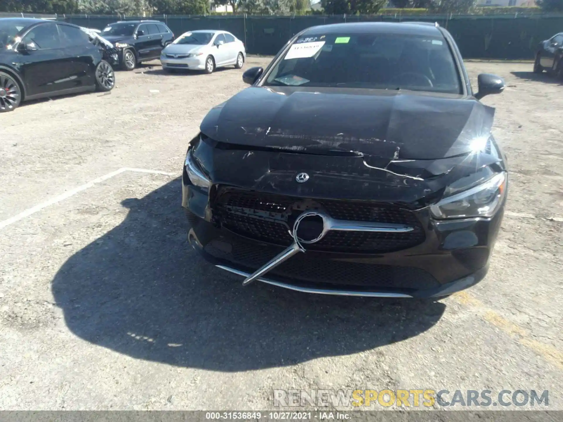 6 Photograph of a damaged car W1K5J4GB3LN096883 MERCEDES-BENZ CLA 2020