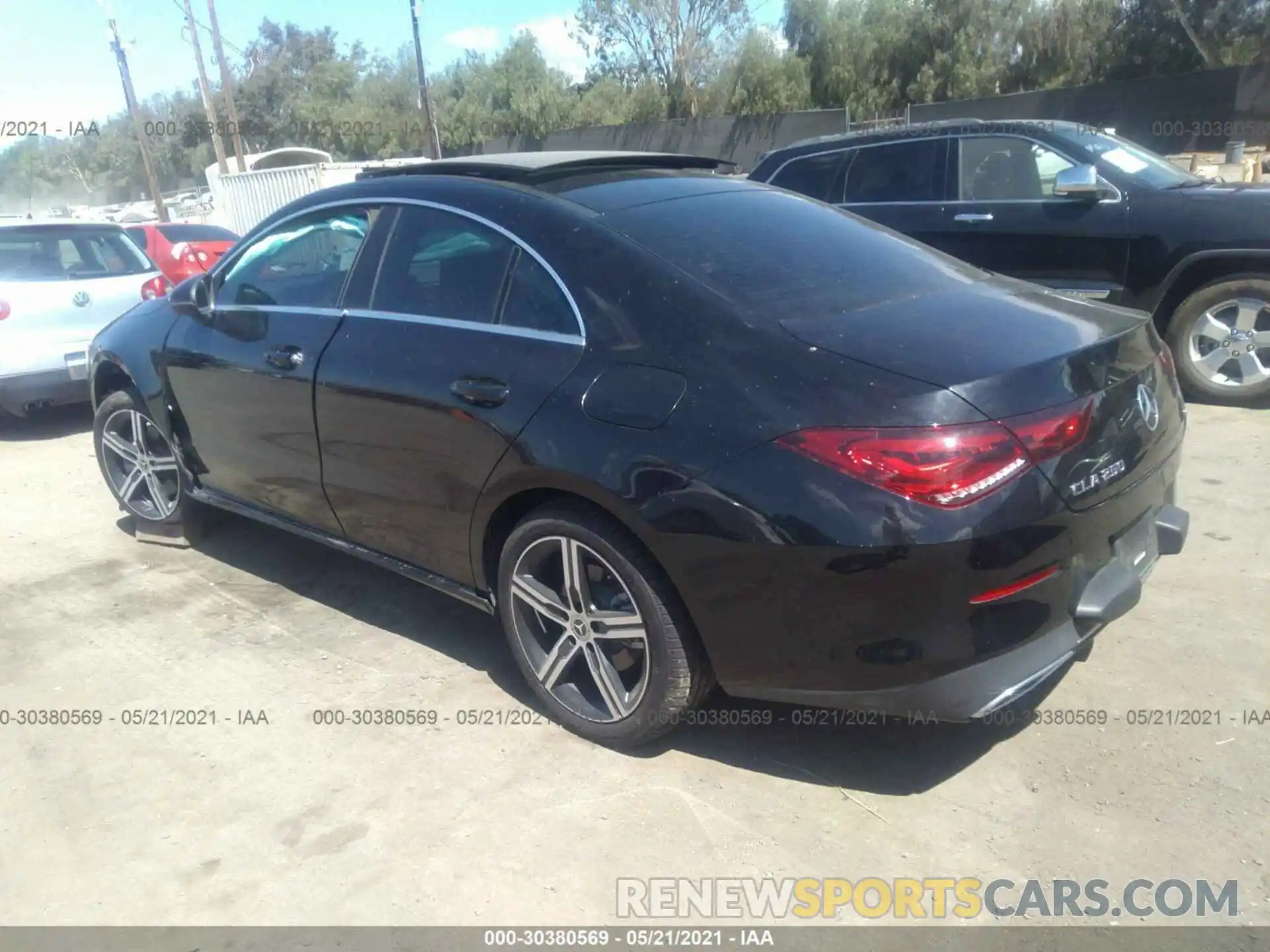 3 Photograph of a damaged car W1K5J4GB3LN103265 MERCEDES-BENZ CLA 2020