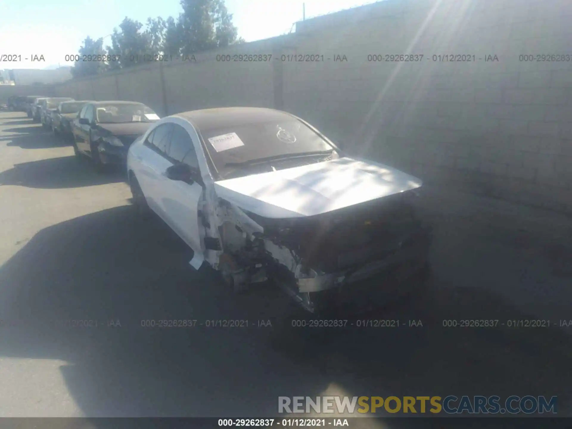 1 Photograph of a damaged car W1K5J4GB3LN123631 MERCEDES-BENZ CLA 2020