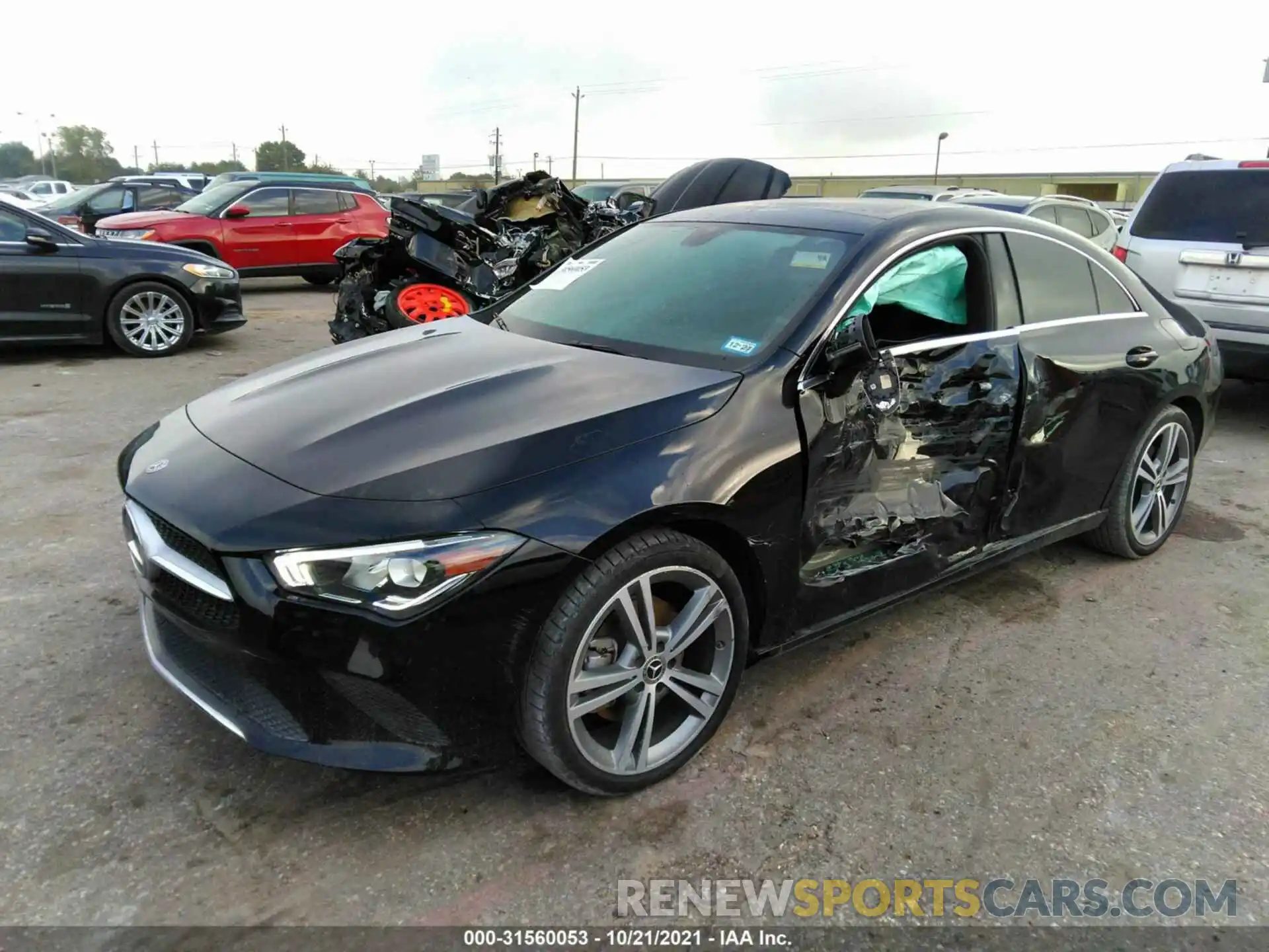 2 Photograph of a damaged car W1K5J4GB4LN082331 MERCEDES-BENZ CLA 2020