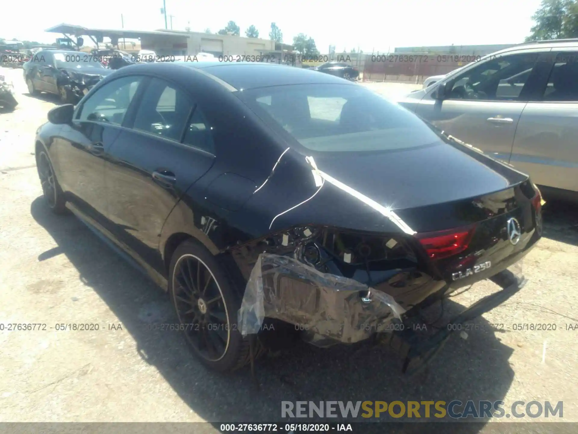 3 Photograph of a damaged car W1K5J4GB4LN083964 MERCEDES-BENZ CLA 2020