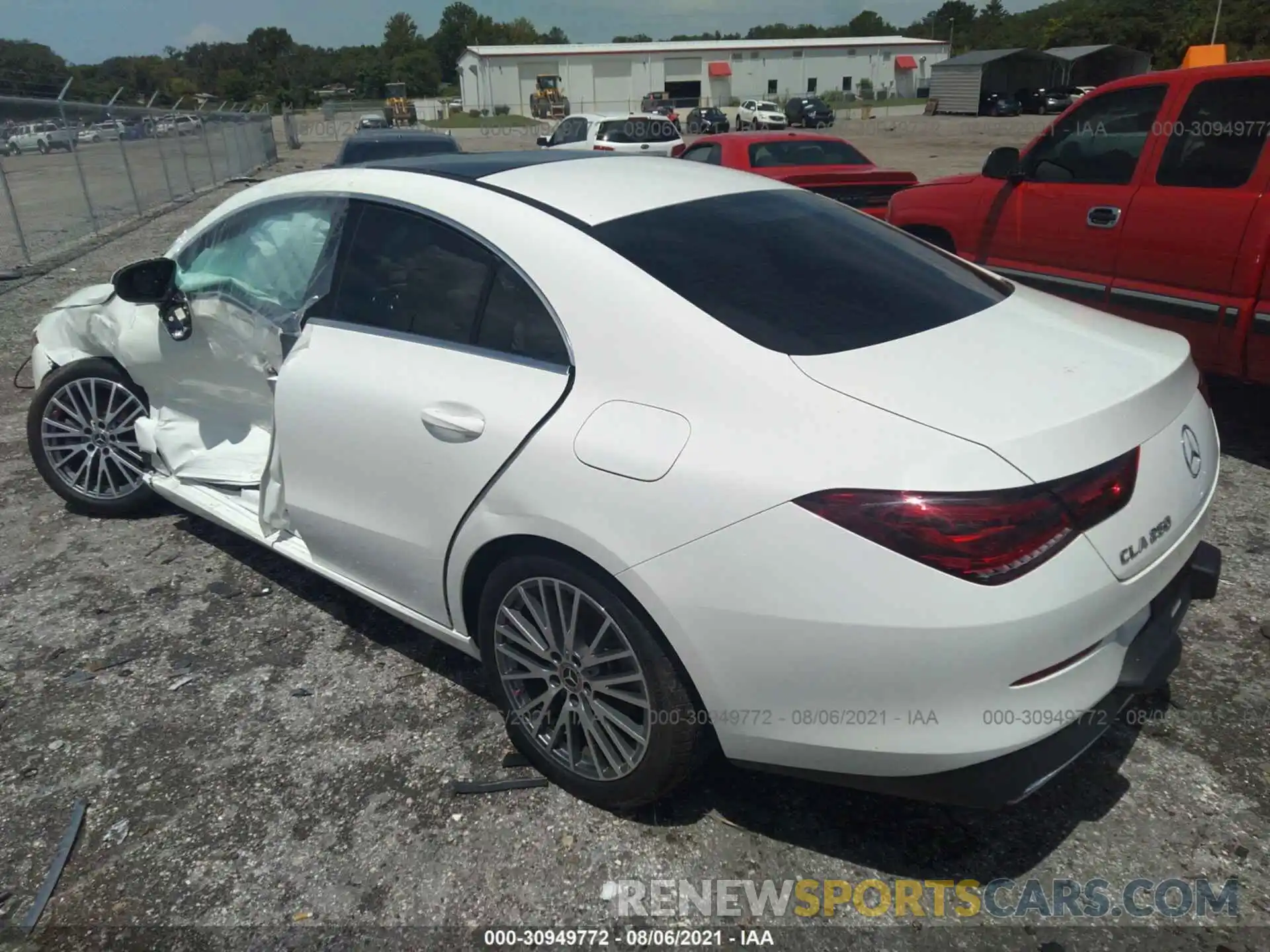 3 Photograph of a damaged car W1K5J4GB5LN107284 MERCEDES-BENZ CLA 2020