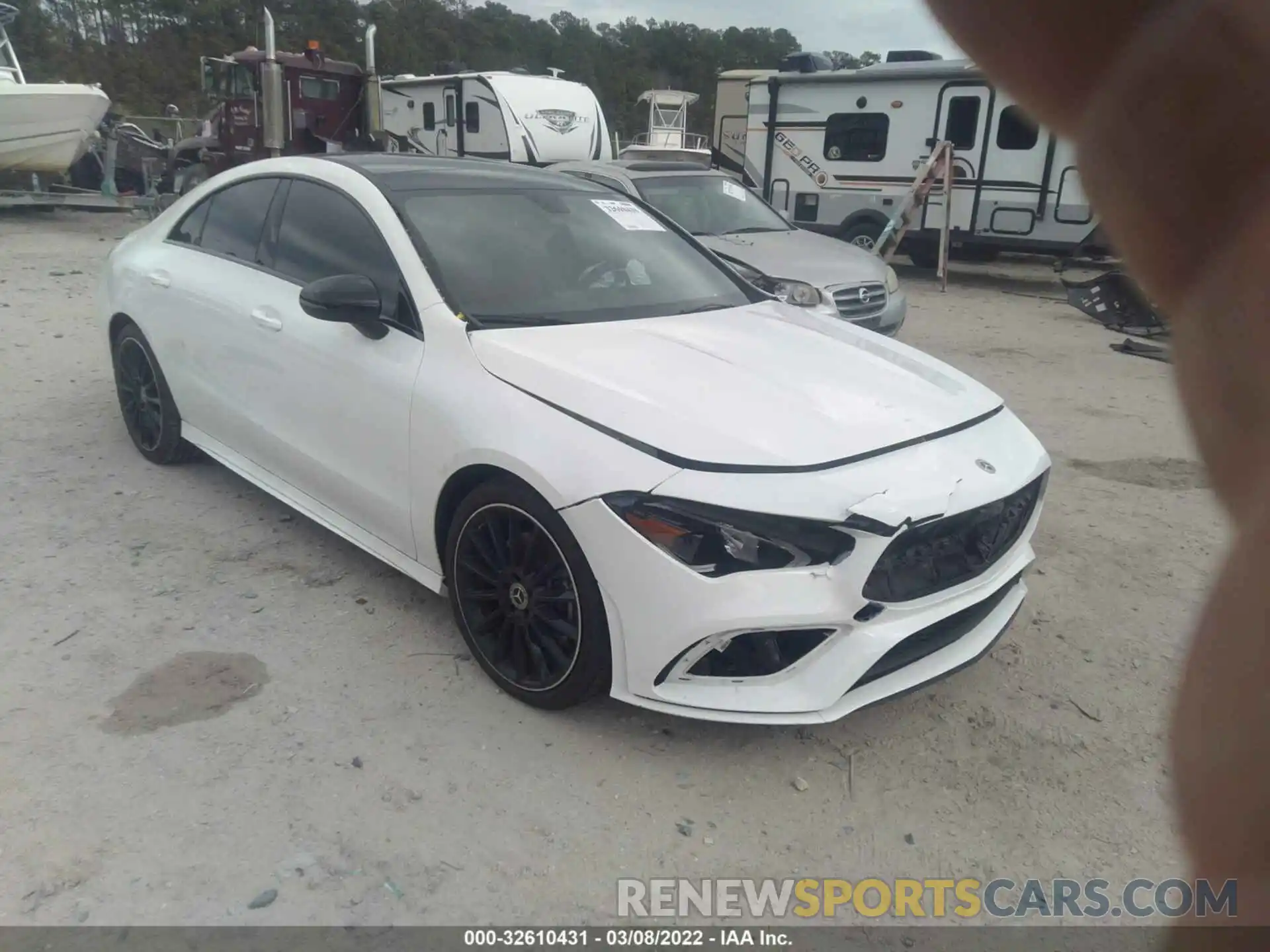 1 Photograph of a damaged car W1K5J4GB6LN102689 MERCEDES-BENZ CLA 2020