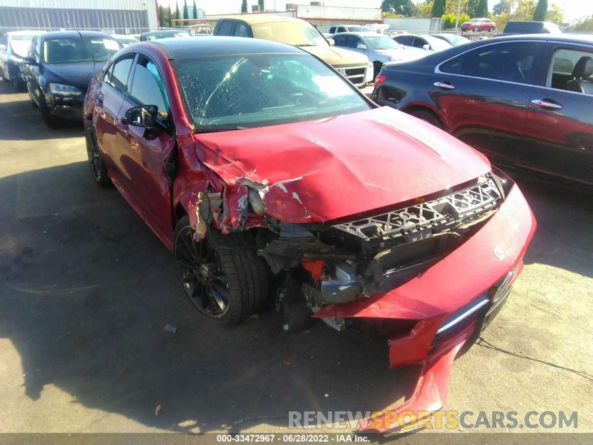 1 Photograph of a damaged car W1K5J4GB6LN103244 MERCEDES-BENZ CLA 2020