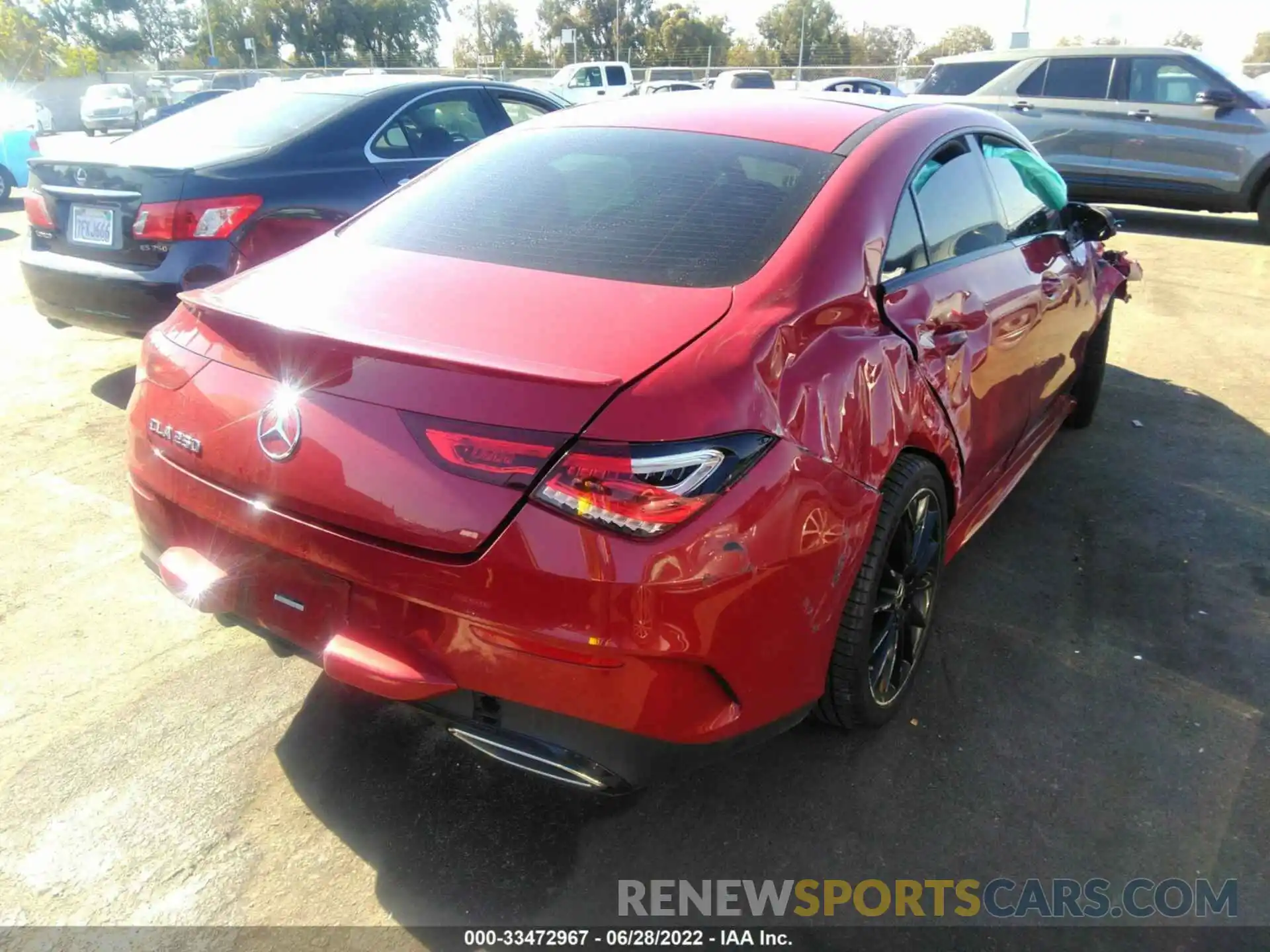 4 Photograph of a damaged car W1K5J4GB6LN103244 MERCEDES-BENZ CLA 2020