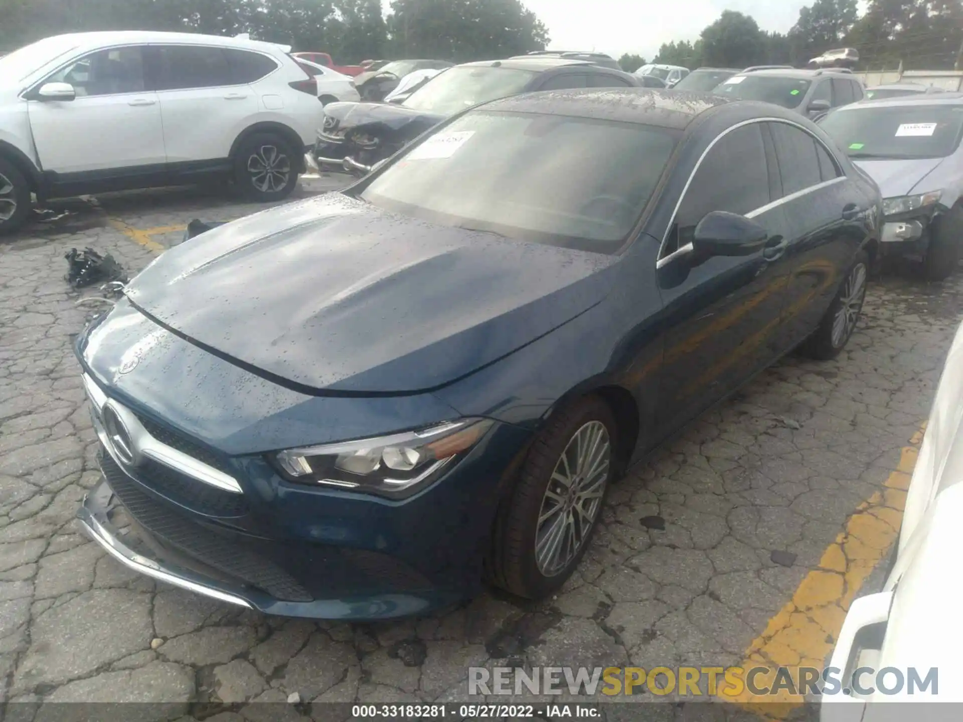 2 Photograph of a damaged car W1K5J4GB7LN096109 MERCEDES-BENZ CLA 2020