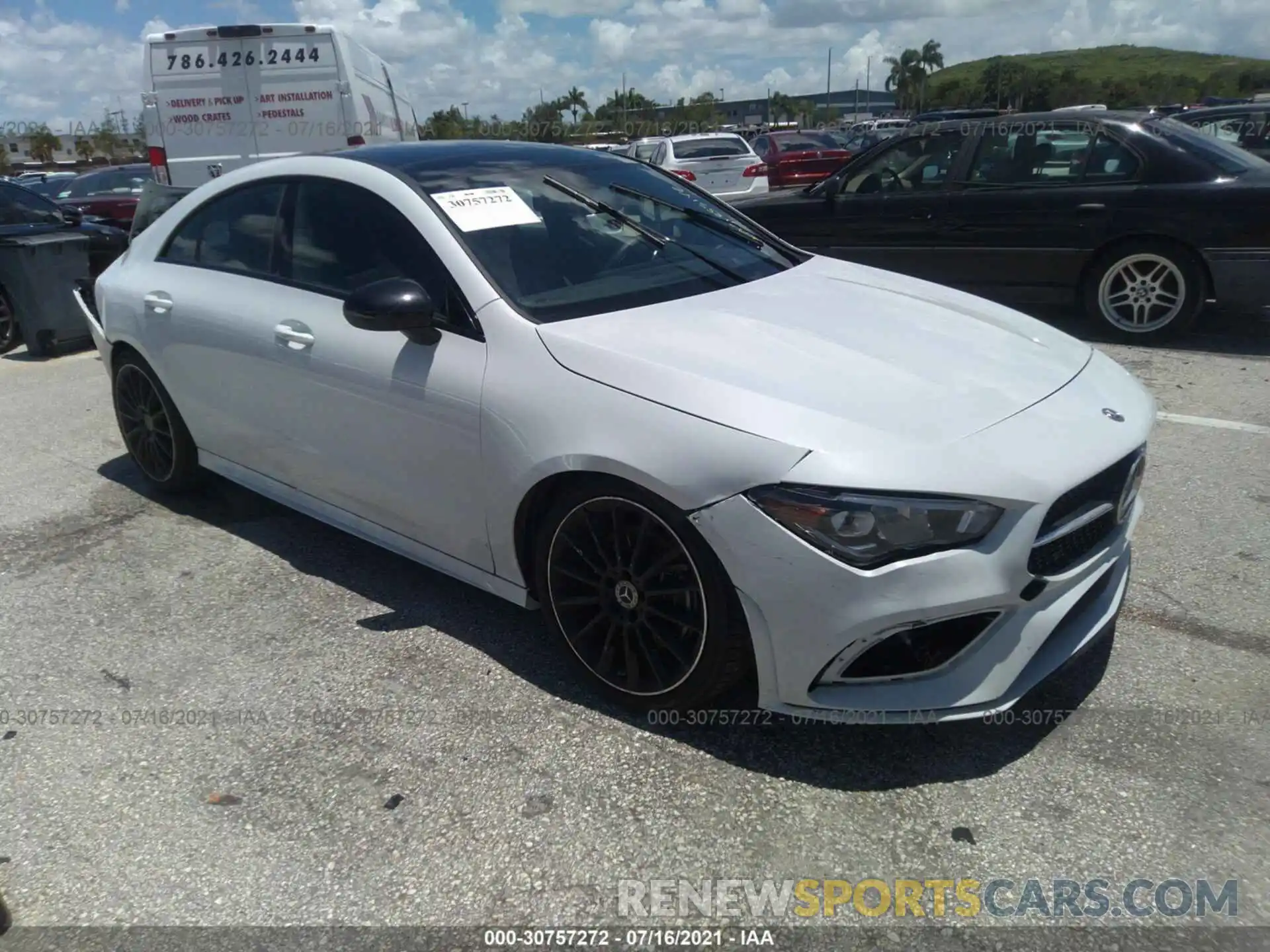 1 Photograph of a damaged car W1K5J4GB8LN089069 MERCEDES-BENZ CLA 2020