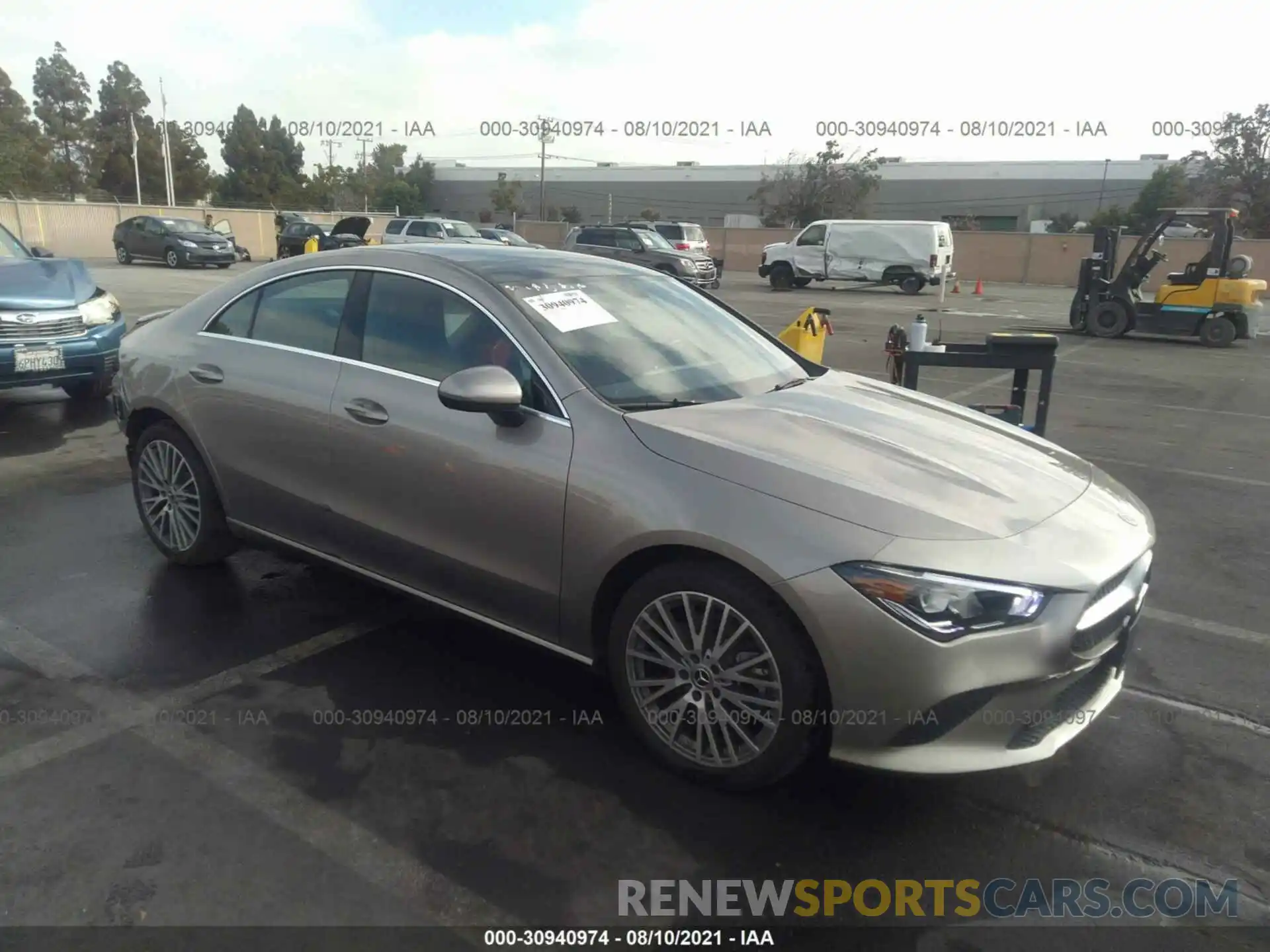 1 Photograph of a damaged car W1K5J4GB8LN092456 MERCEDES-BENZ CLA 2020