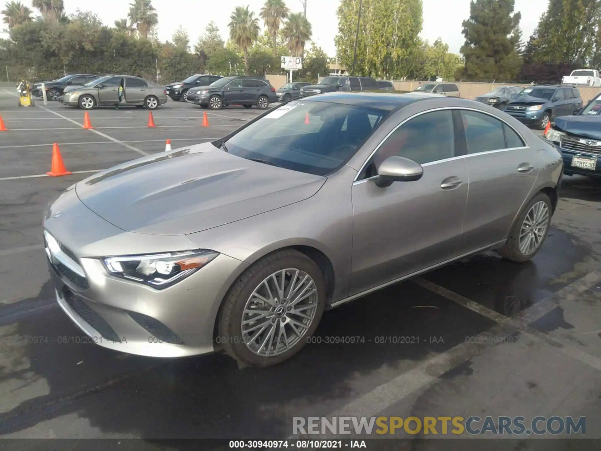 2 Photograph of a damaged car W1K5J4GB8LN092456 MERCEDES-BENZ CLA 2020