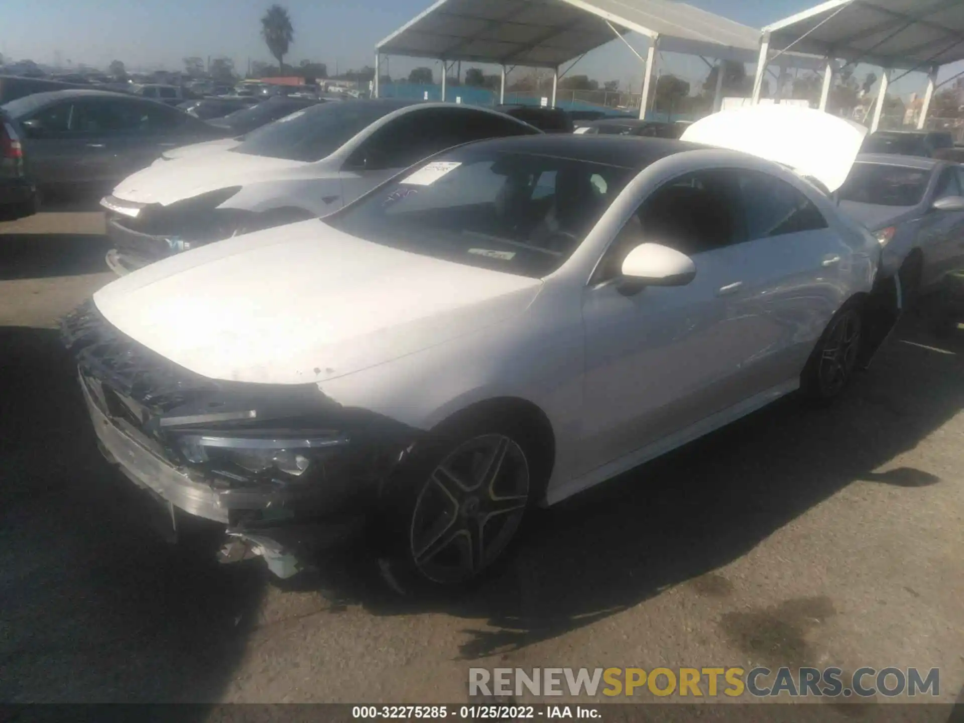 2 Photograph of a damaged car W1K5J4GB8LN095535 MERCEDES-BENZ CLA 2020