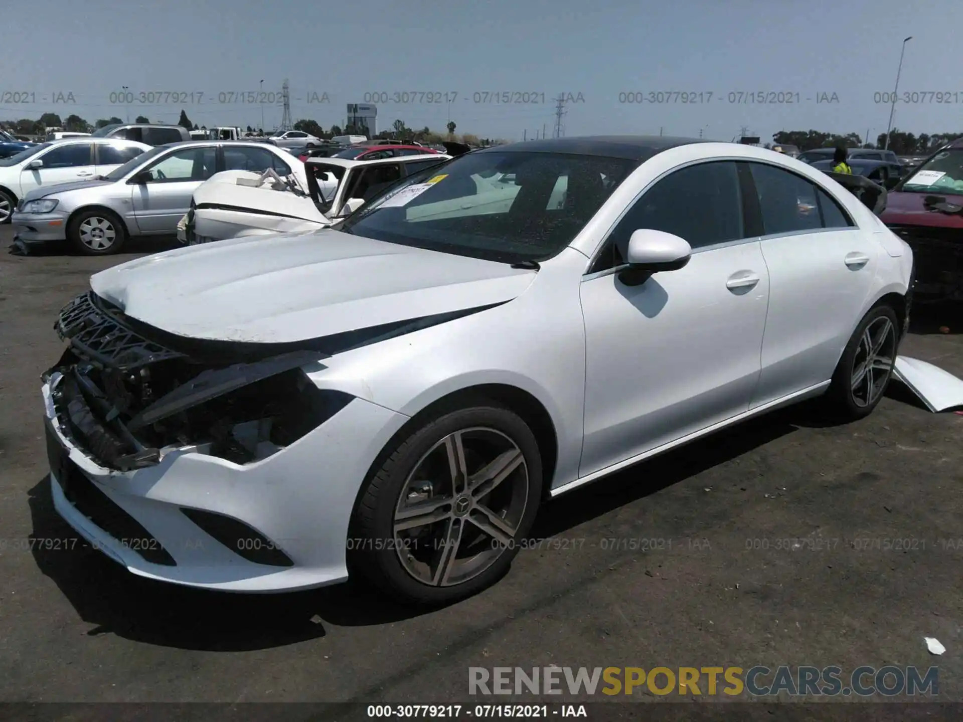 2 Photograph of a damaged car W1K5J4GB9LN105442 MERCEDES-BENZ CLA 2020