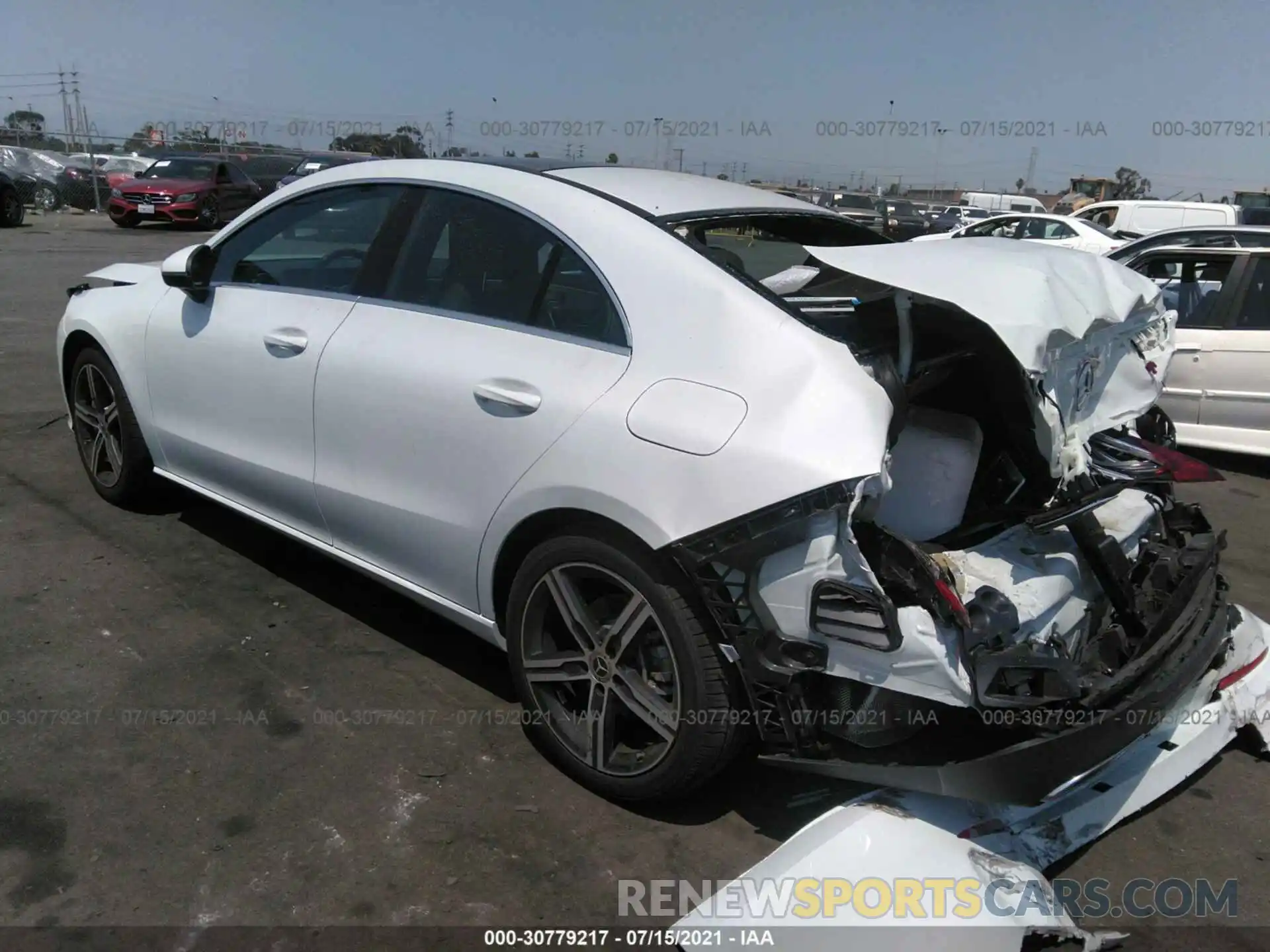 3 Photograph of a damaged car W1K5J4GB9LN105442 MERCEDES-BENZ CLA 2020