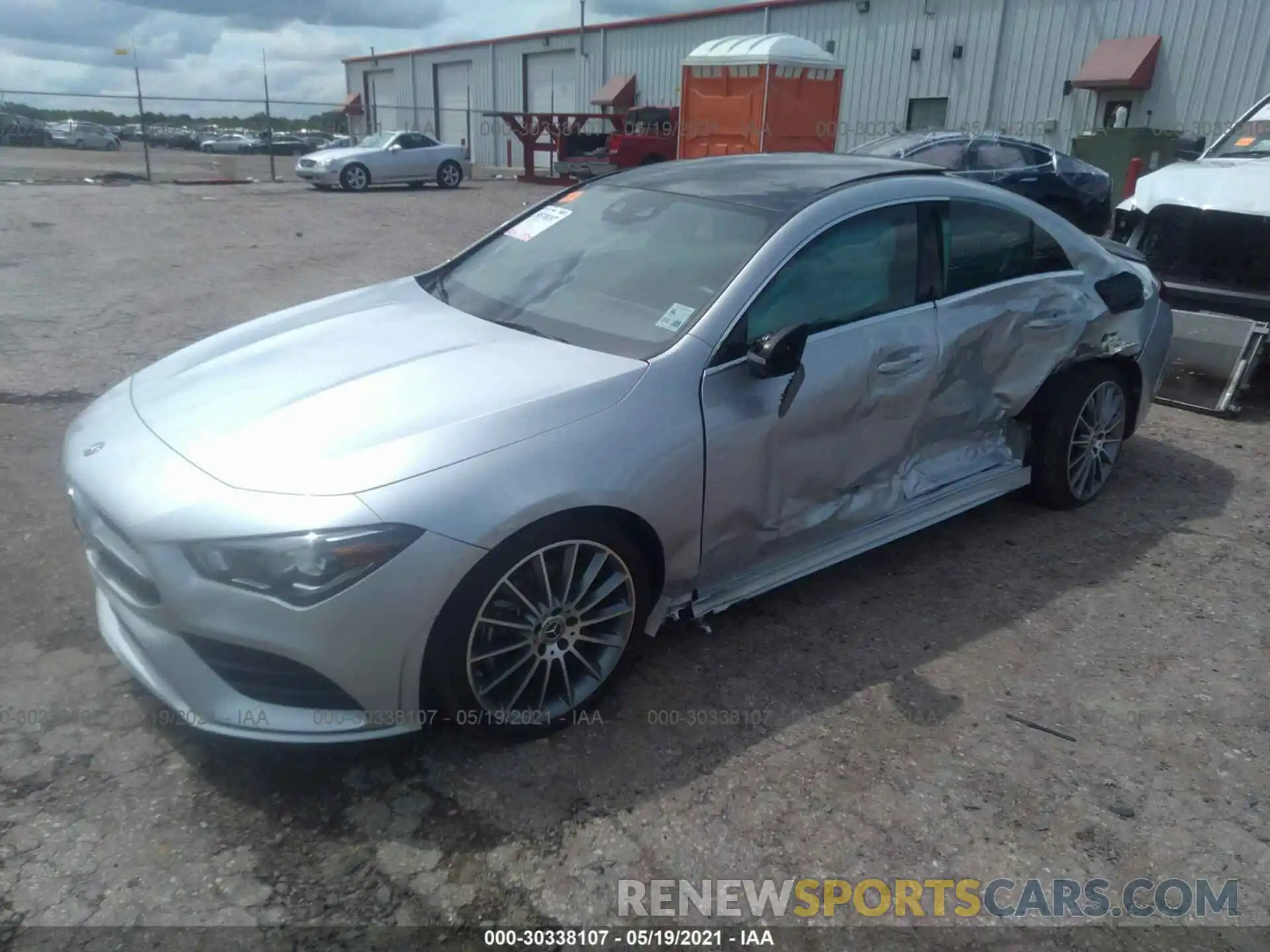 2 Photograph of a damaged car W1K5J4GB9LN121625 MERCEDES-BENZ CLA 2020