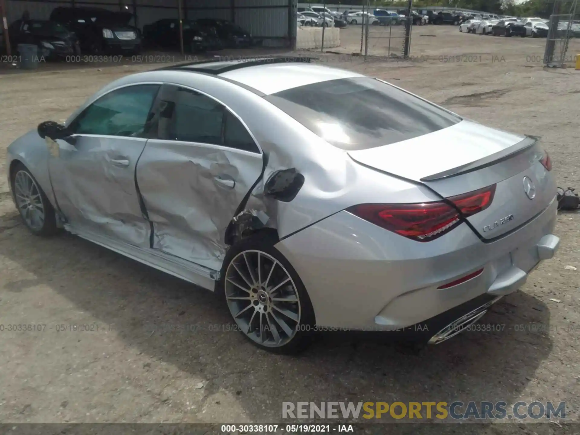 3 Photograph of a damaged car W1K5J4GB9LN121625 MERCEDES-BENZ CLA 2020