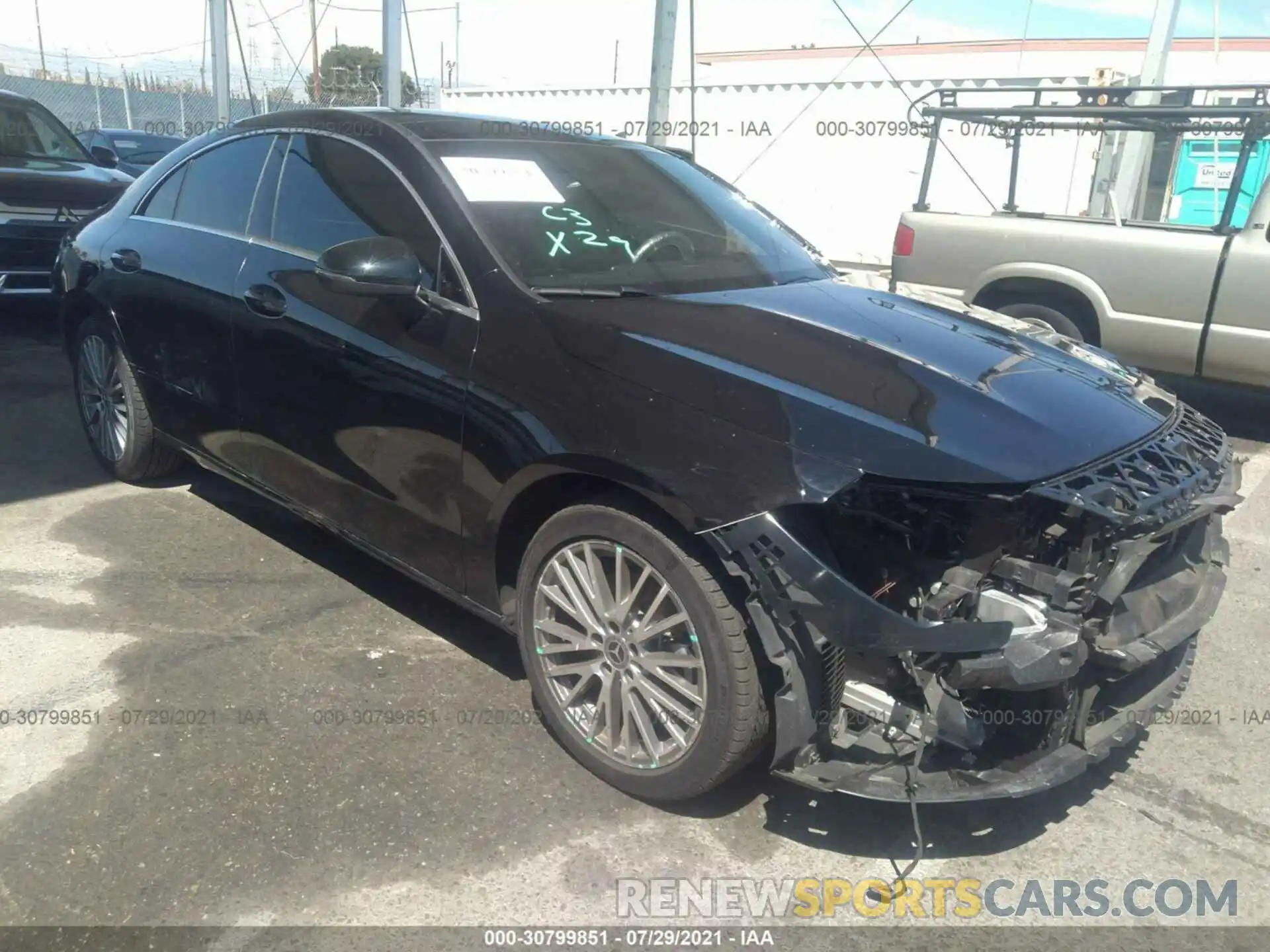 1 Photograph of a damaged car W1K5J4GBXLN083998 MERCEDES-BENZ CLA 2020