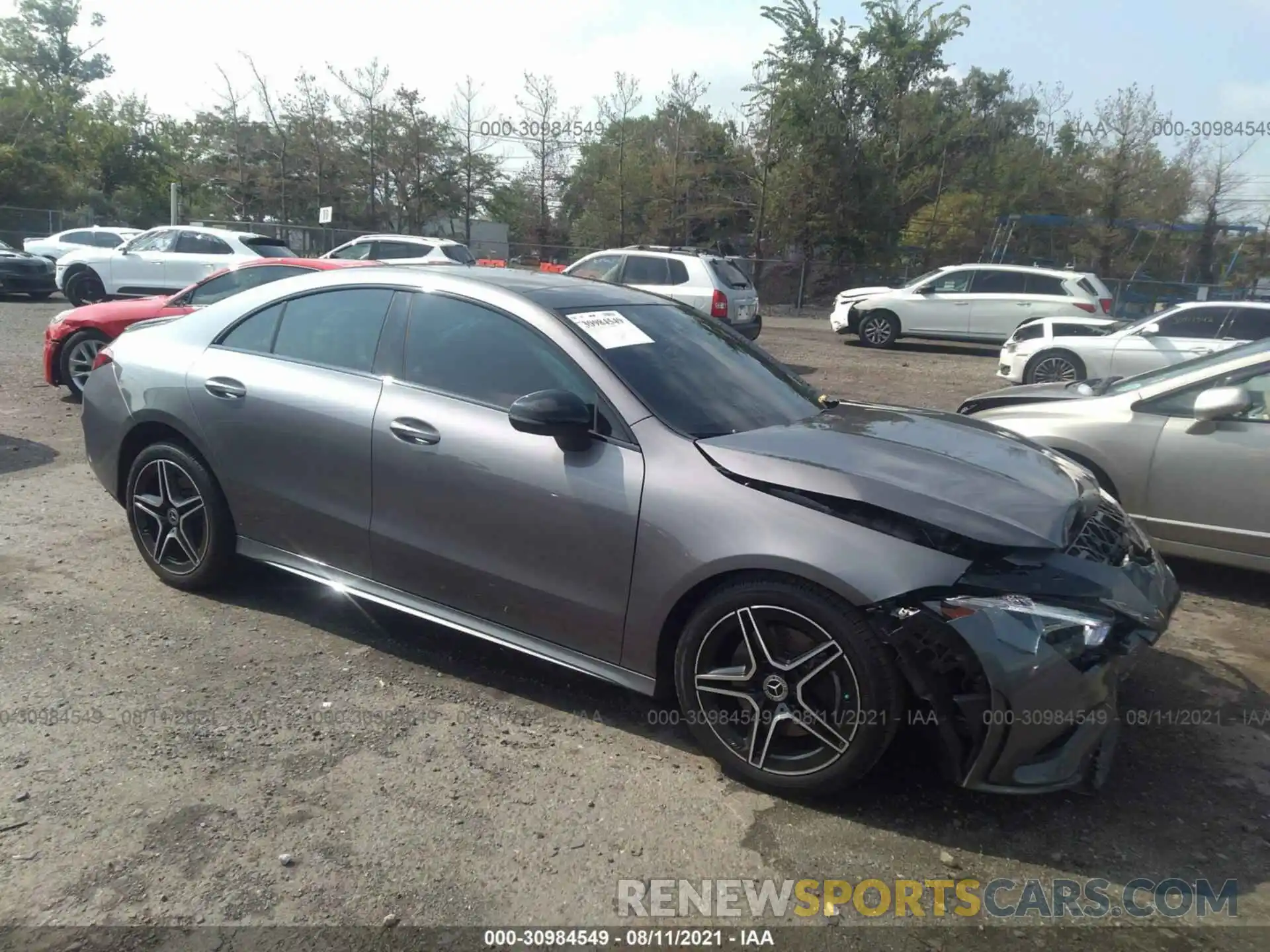 1 Photograph of a damaged car W1K5J4HB1LN118720 MERCEDES-BENZ CLA 2020