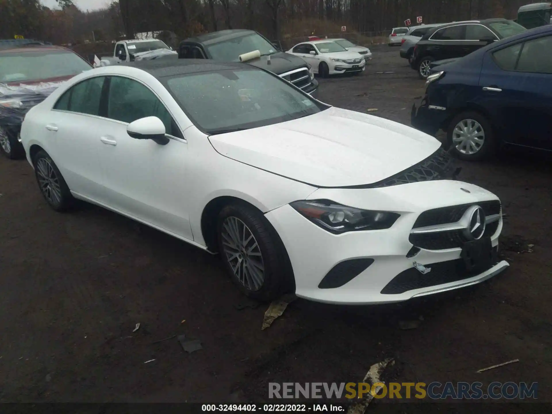 1 Photograph of a damaged car W1K5J4HB1LN124274 MERCEDES-BENZ CLA 2020