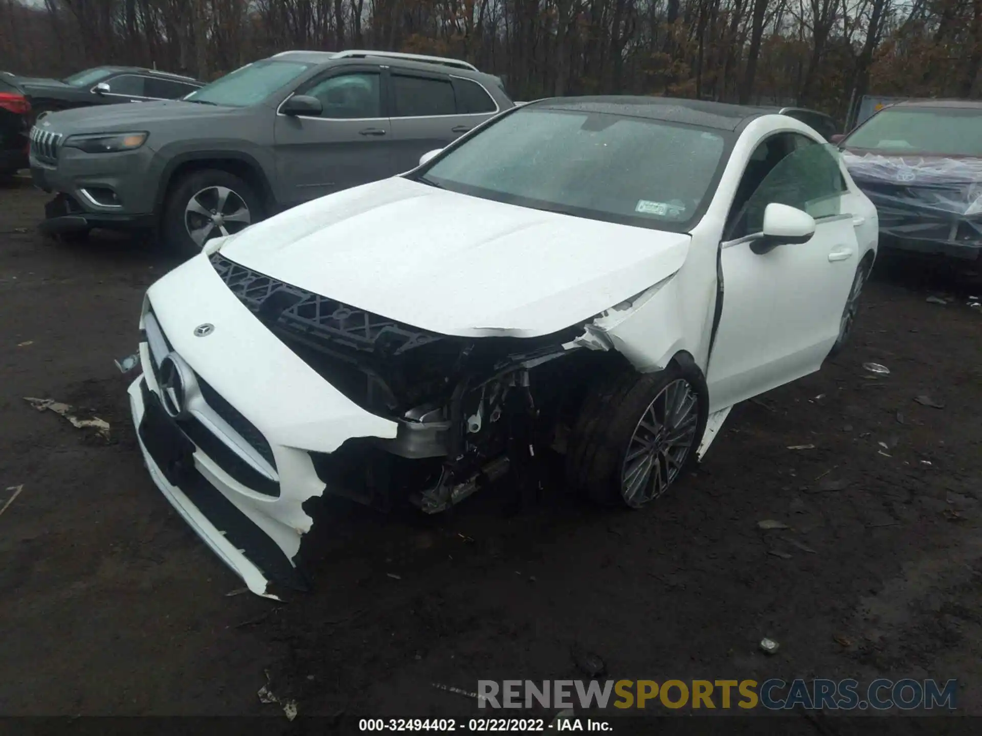 2 Photograph of a damaged car W1K5J4HB1LN124274 MERCEDES-BENZ CLA 2020