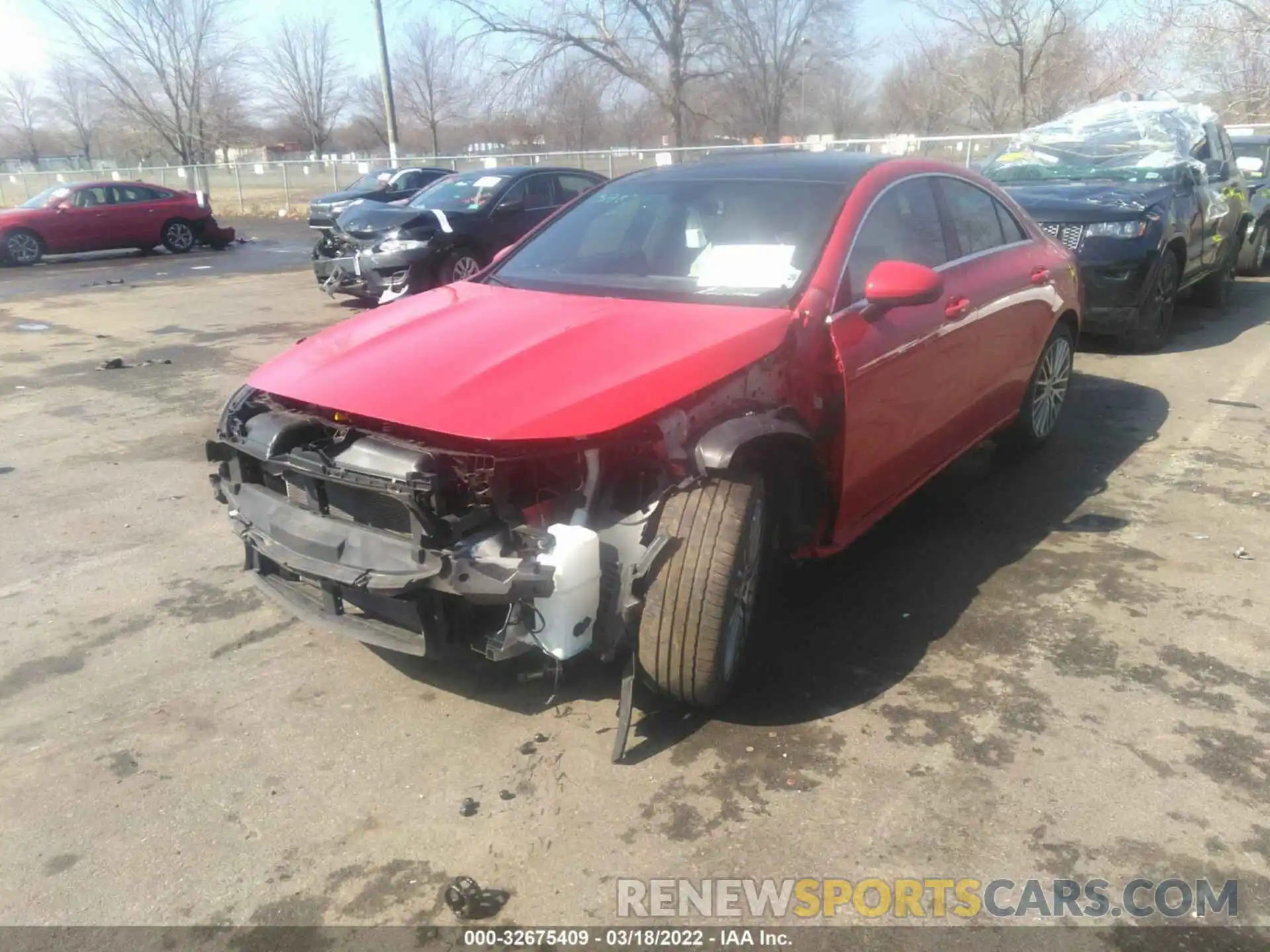 2 Photograph of a damaged car W1K5J4HB3LN086241 MERCEDES-BENZ CLA 2020