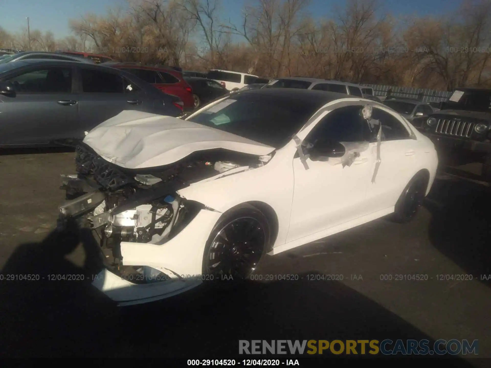 2 Photograph of a damaged car W1K5J4HB3LN092217 MERCEDES-BENZ CLA 2020