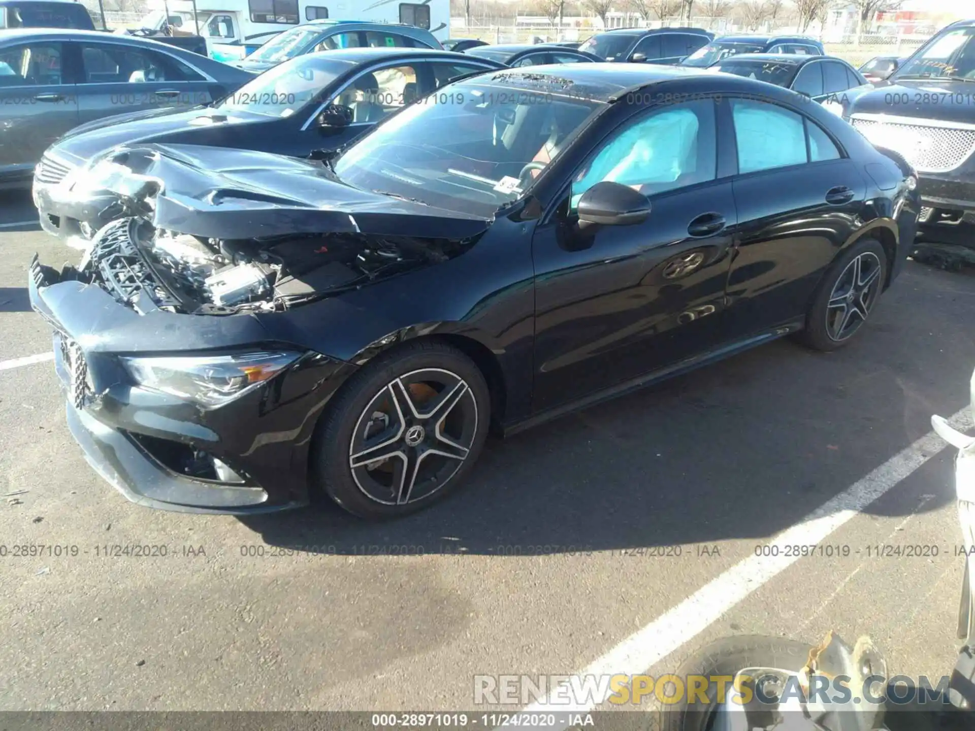 2 Photograph of a damaged car W1K5J4HB4LN147256 MERCEDES-BENZ CLA 2020