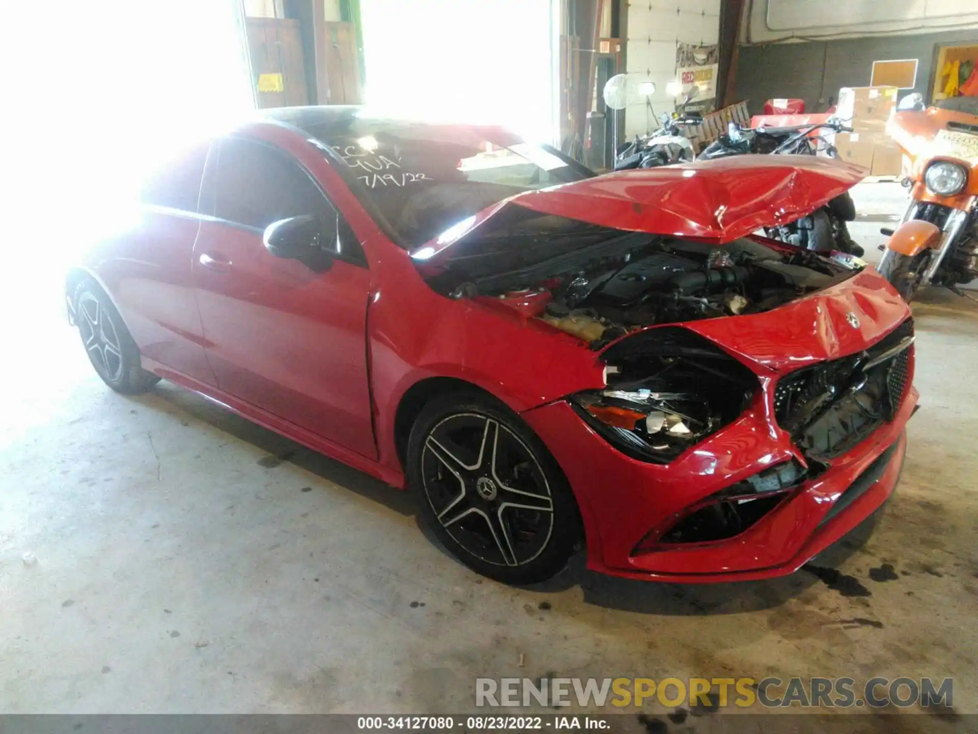 1 Photograph of a damaged car W1K5J4HB5LN084524 MERCEDES-BENZ CLA 2020