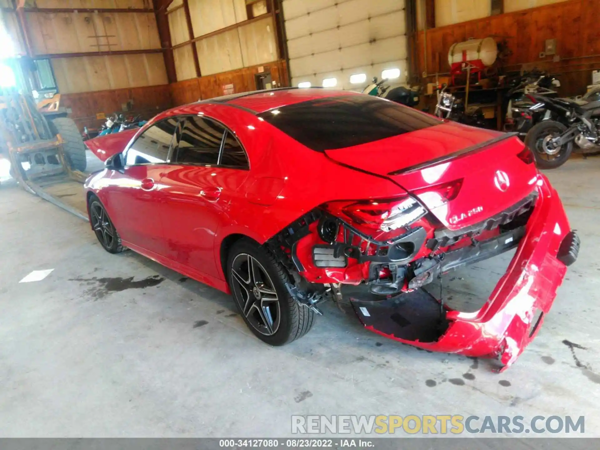 3 Photograph of a damaged car W1K5J4HB5LN084524 MERCEDES-BENZ CLA 2020