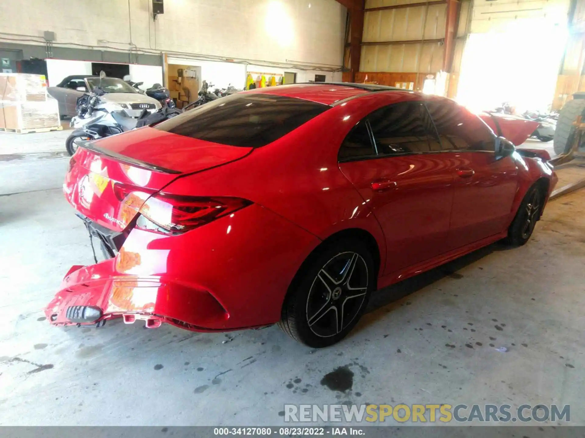 4 Photograph of a damaged car W1K5J4HB5LN084524 MERCEDES-BENZ CLA 2020