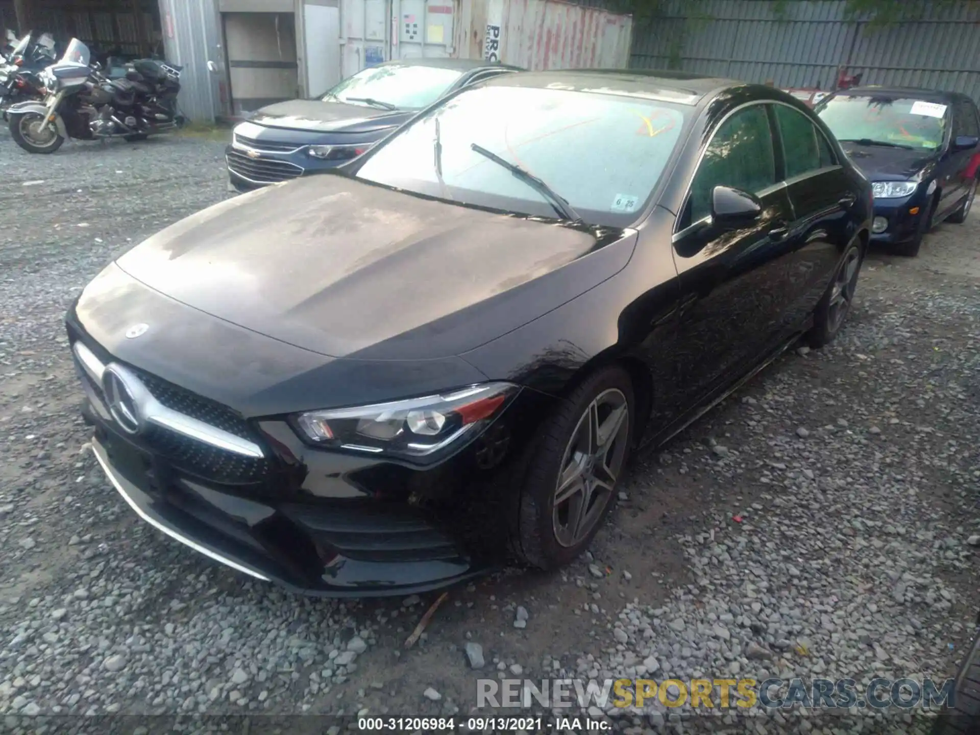 2 Photograph of a damaged car W1K5J4HB7LN095203 MERCEDES-BENZ CLA 2020