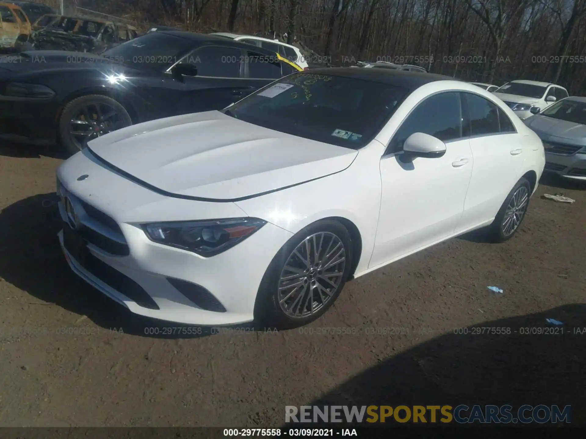 2 Photograph of a damaged car W1K5J4HB7LN104756 MERCEDES-BENZ CLA 2020