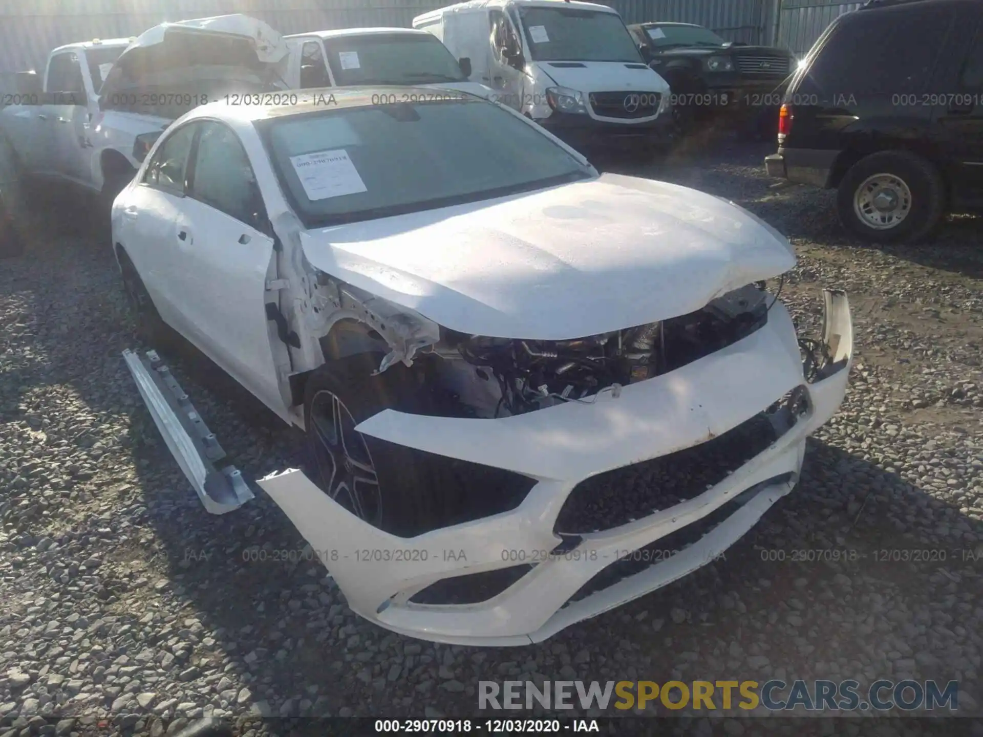 1 Photograph of a damaged car W1K5J4HB7LN135652 MERCEDES-BENZ CLA 2020