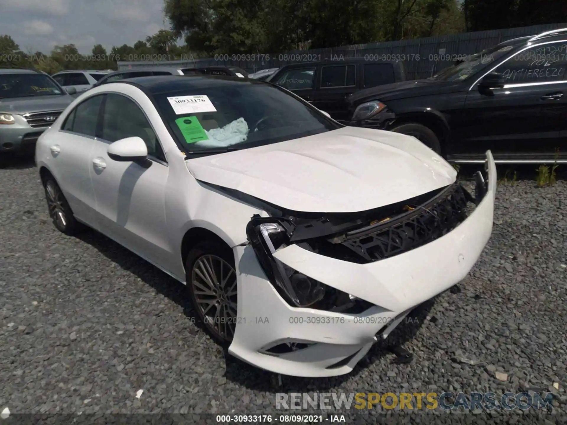 1 Photograph of a damaged car W1K5J4HB8LN087840 MERCEDES-BENZ CLA 2020