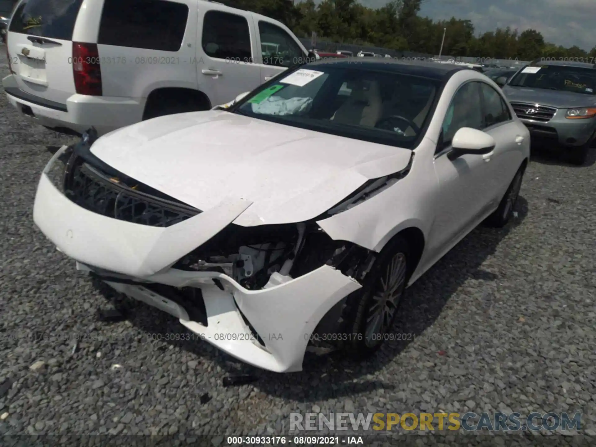 2 Photograph of a damaged car W1K5J4HB8LN087840 MERCEDES-BENZ CLA 2020