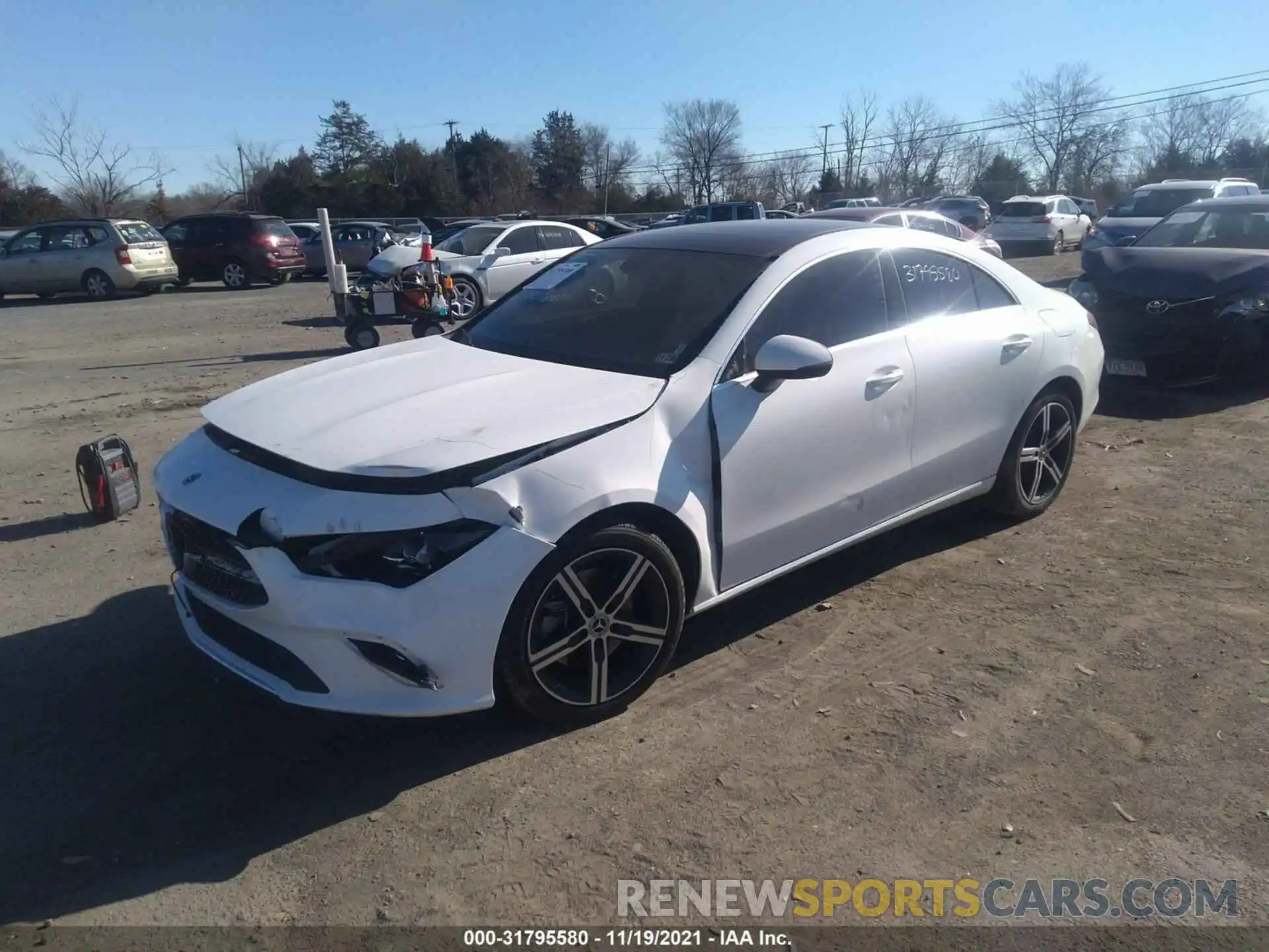 2 Photograph of a damaged car W1K5J4HB8LN124059 MERCEDES-BENZ CLA 2020