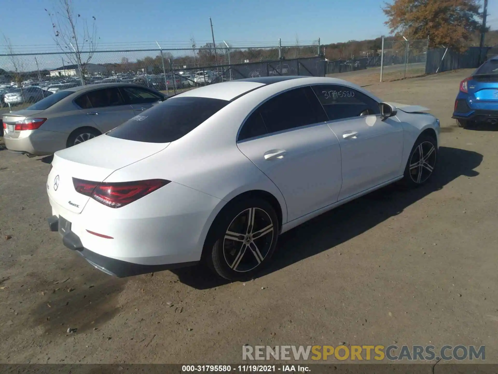 4 Photograph of a damaged car W1K5J4HB8LN124059 MERCEDES-BENZ CLA 2020