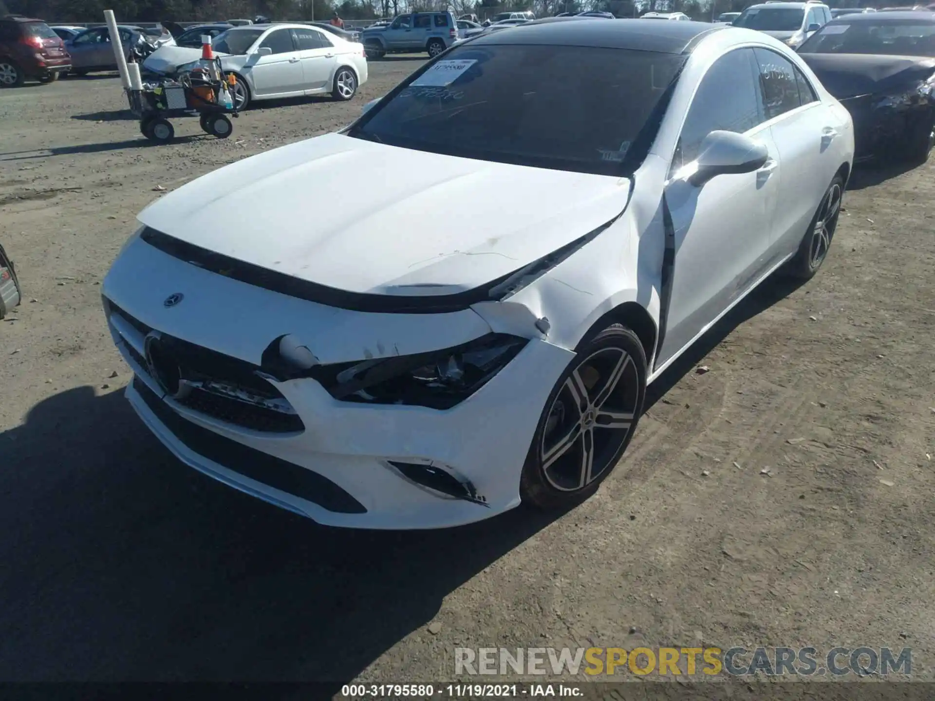 6 Photograph of a damaged car W1K5J4HB8LN124059 MERCEDES-BENZ CLA 2020