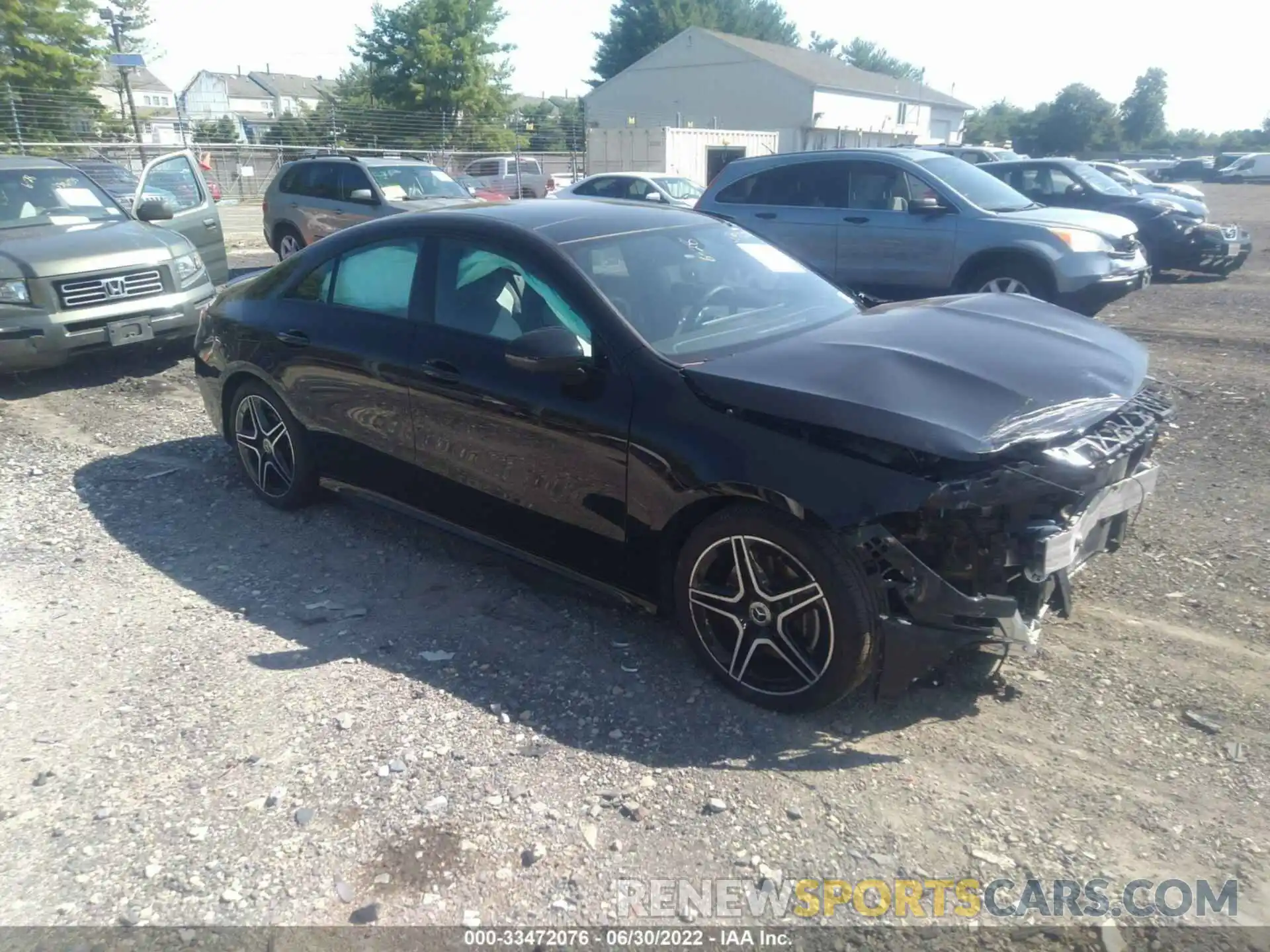 1 Photograph of a damaged car W1K5J4HB8LN130198 MERCEDES-BENZ CLA 2020